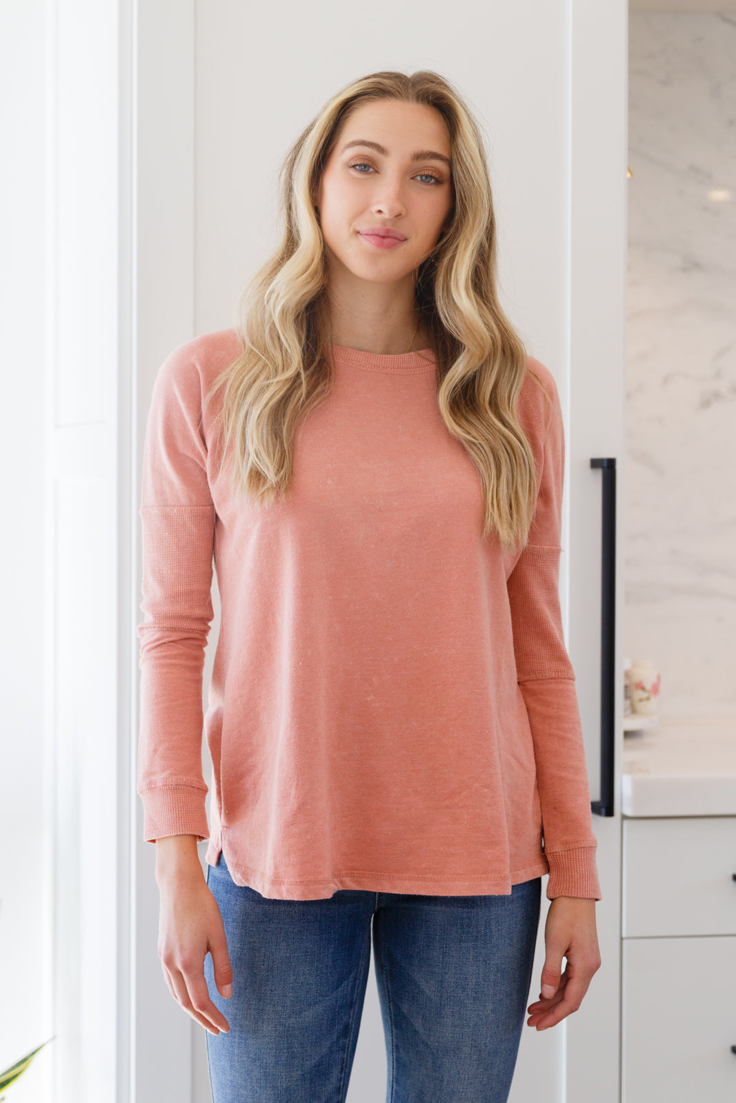 Fun Beginnings Raglan Top • Dusty Mauve