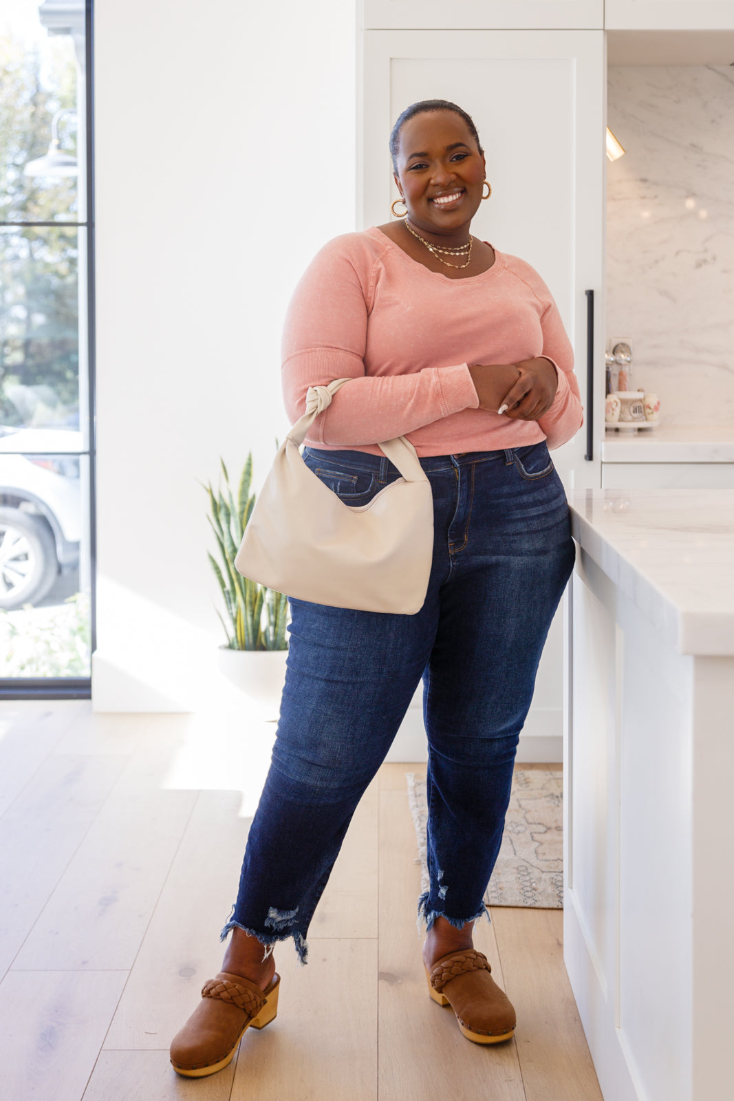 Fun Beginnings Raglan Top • Dusty Mauve