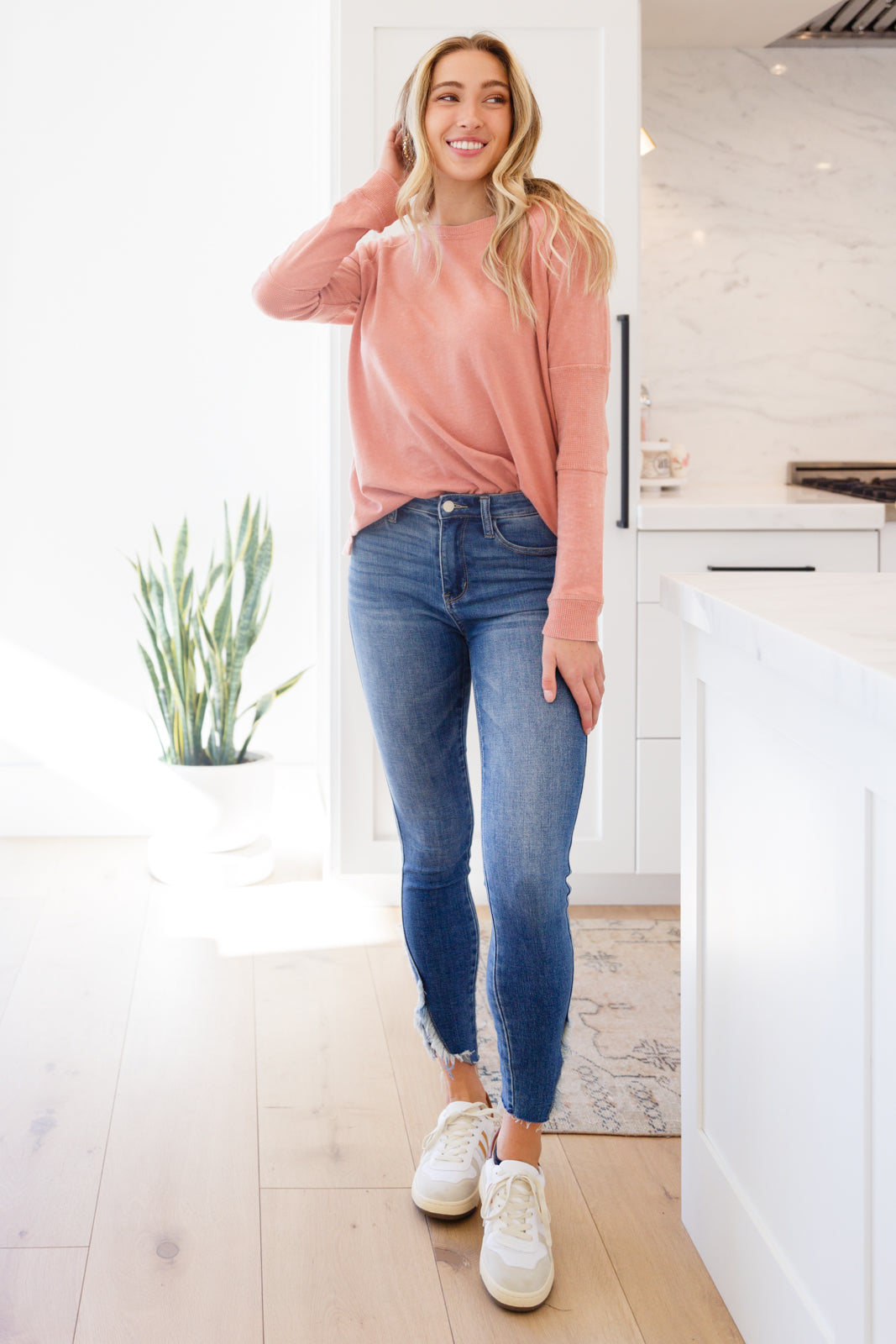 Fun Beginnings Raglan Top • Dusty Mauve