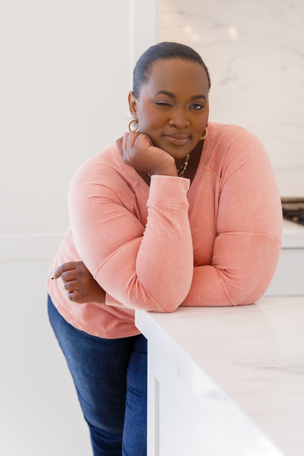 Fun Beginnings Raglan Top • Dusty Mauve