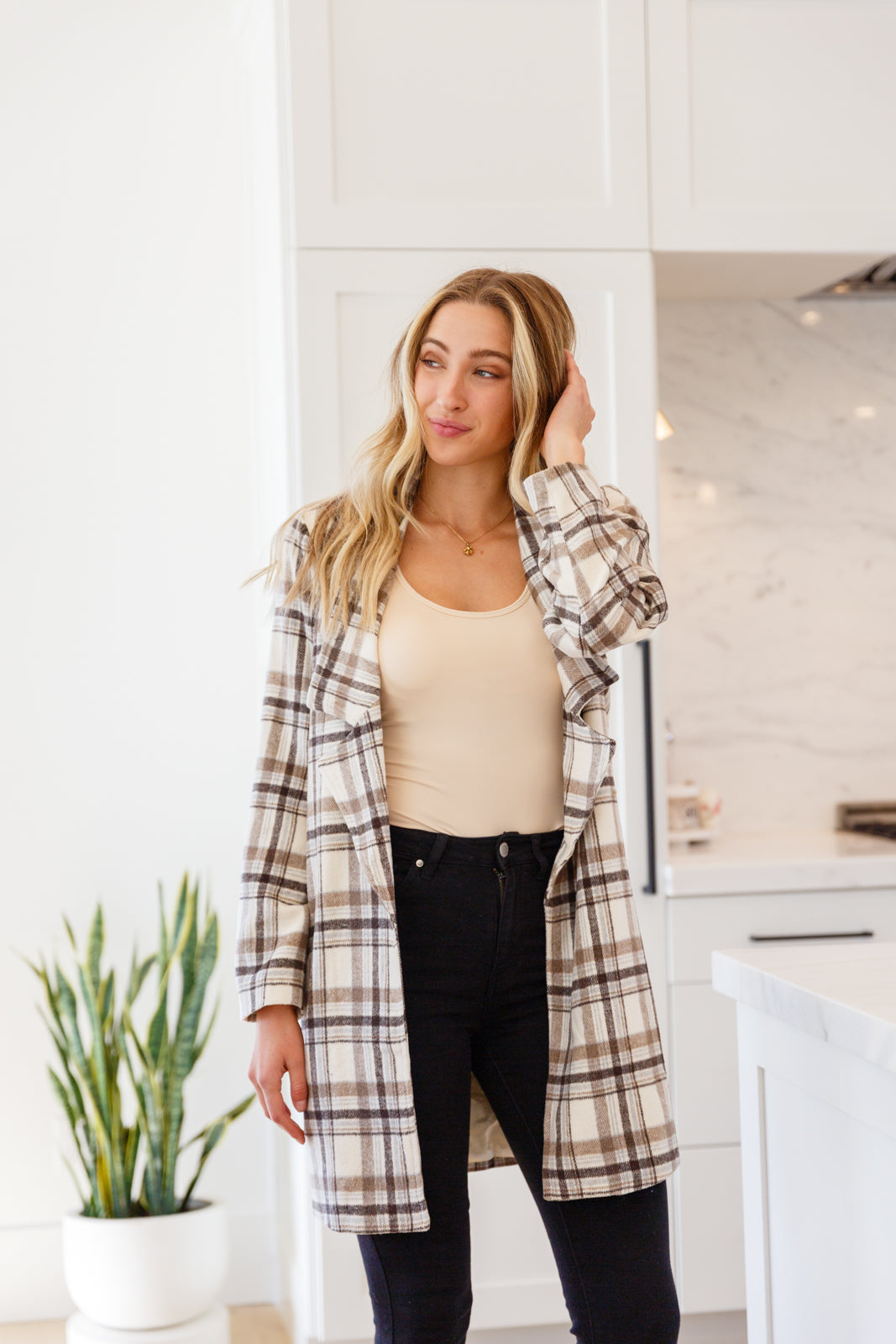 Keep Me Around Bodysuit • Beige