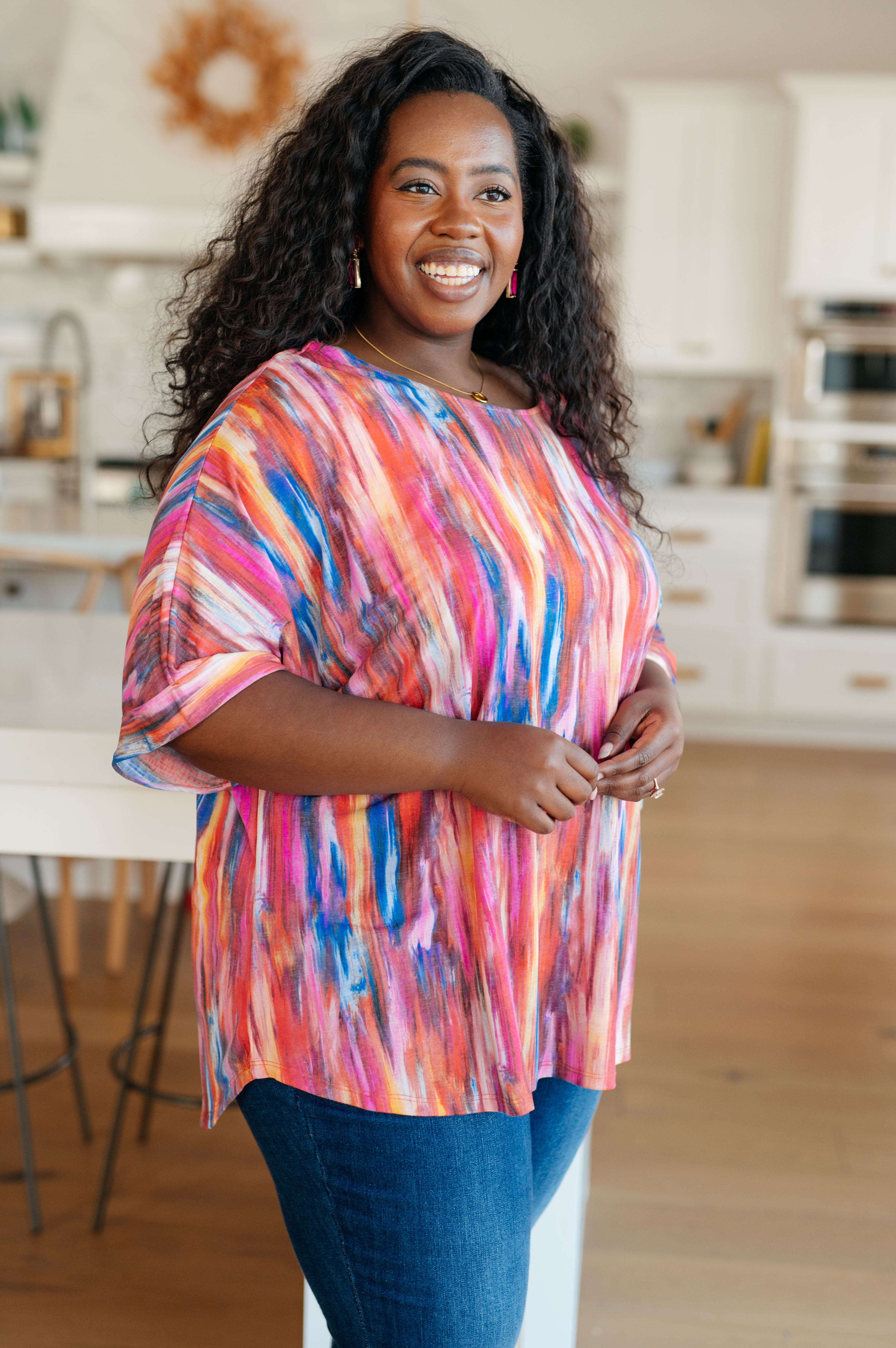 My Bae Boyfriend Top • Pink Kaleidoscope