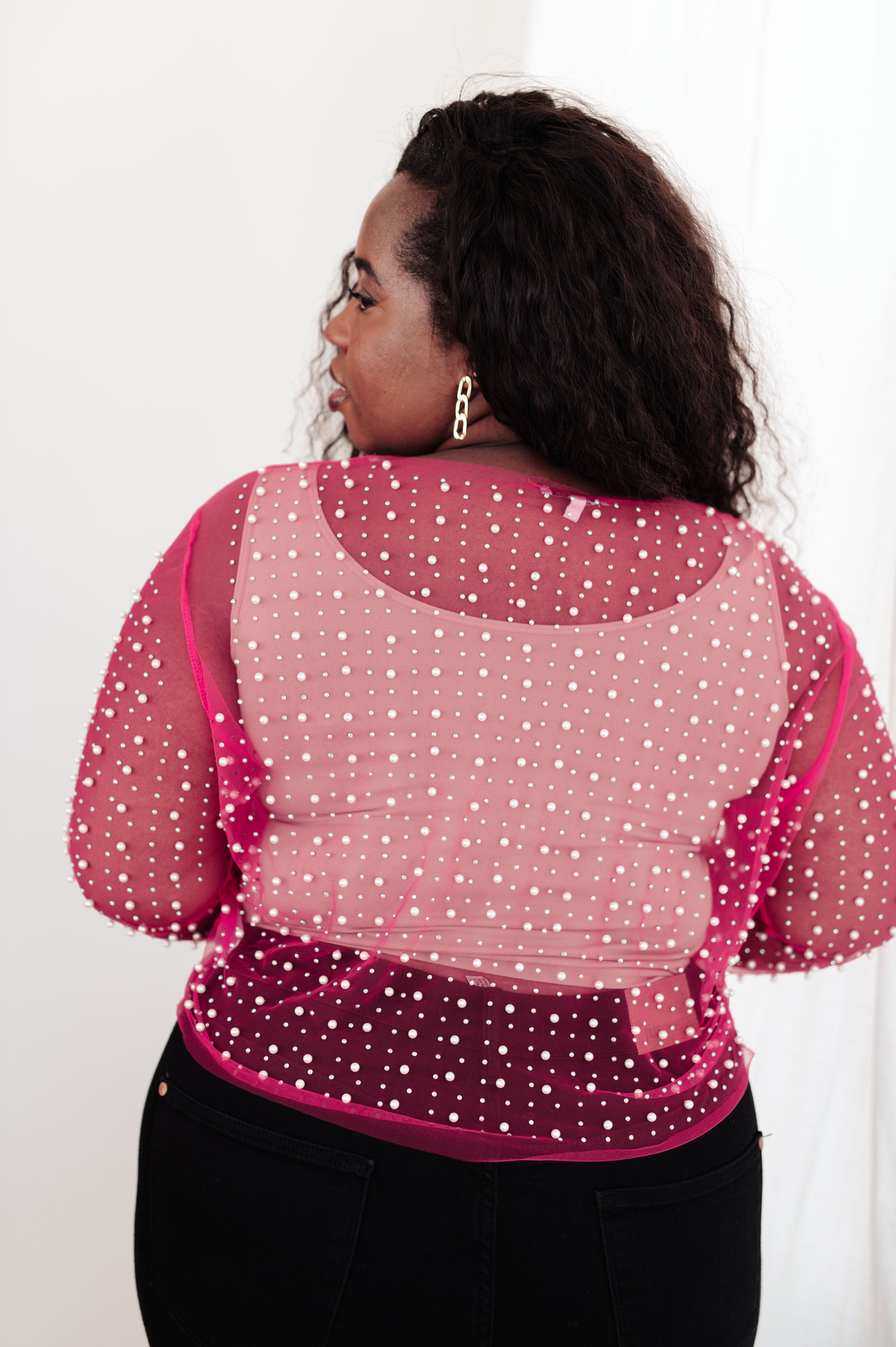 Pearl Diver Layering Top • Pink