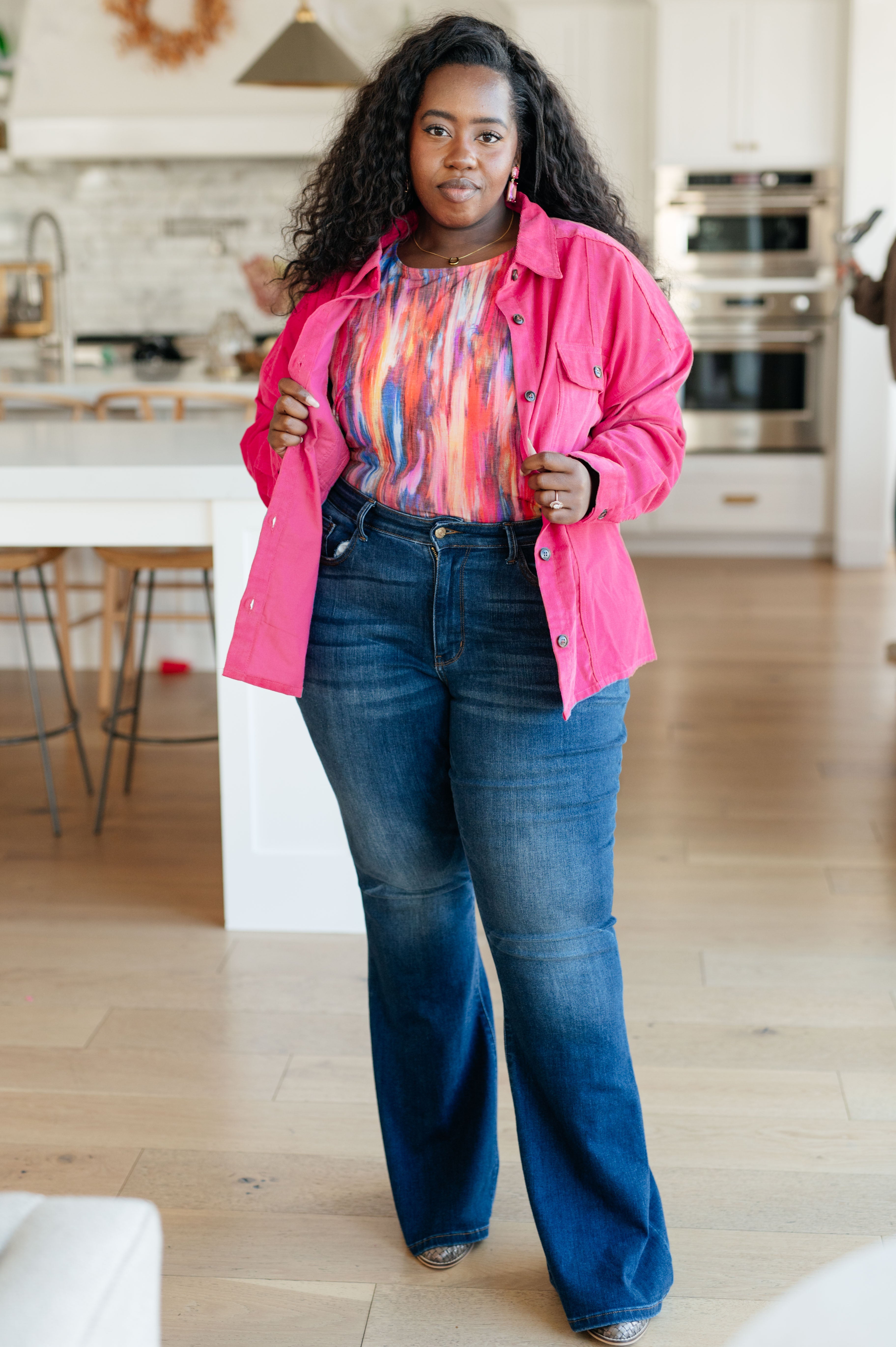 My Bae Boyfriend Top • Pink Kaleidoscope