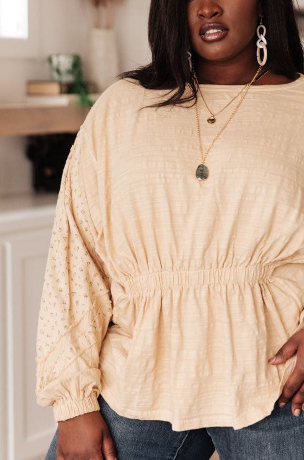 Streets of Prague Top • Peach - Atomic Wildflower