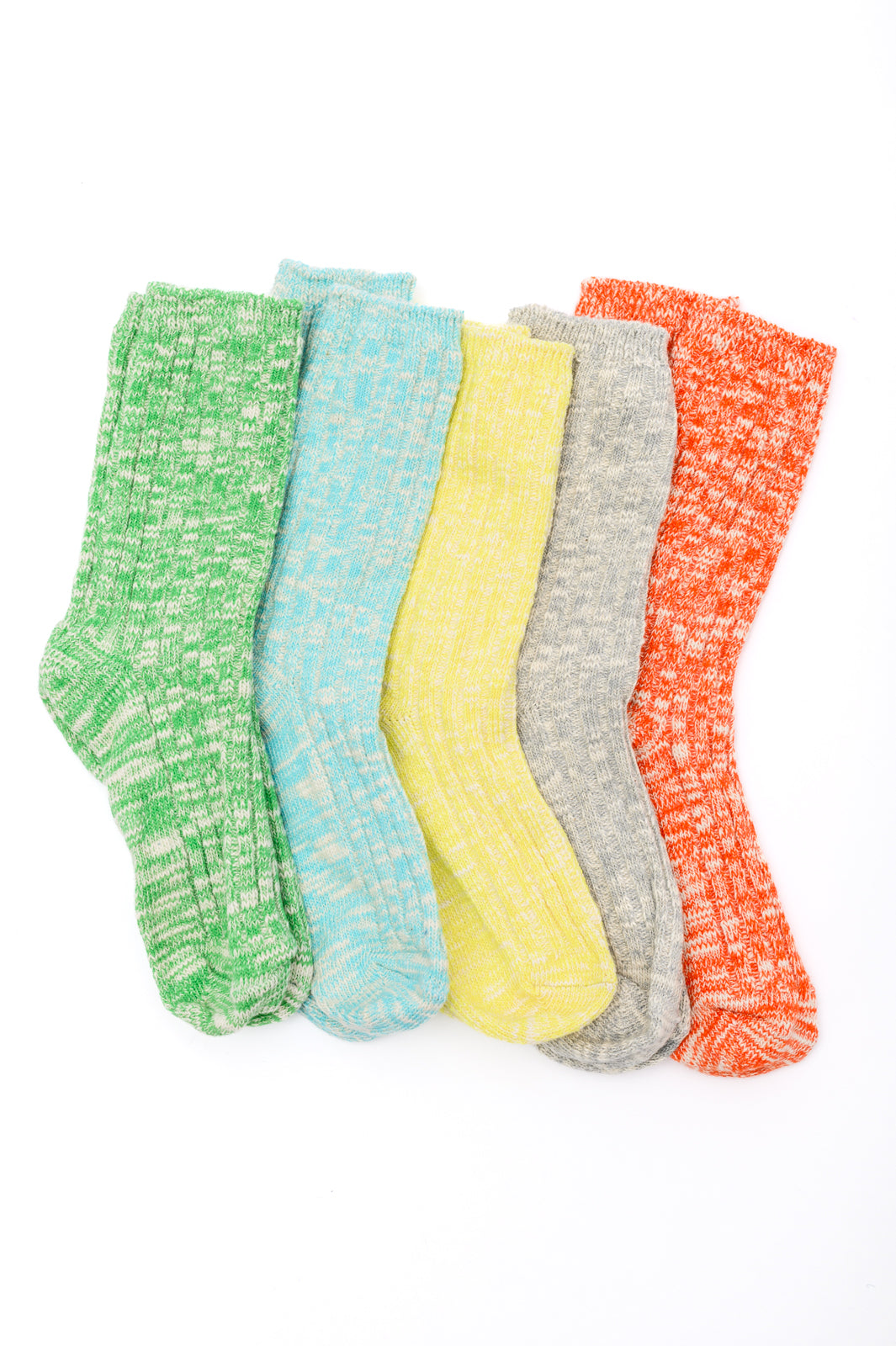 Sweet Socks Heathered Scrunch Socks - Atomic Wildflower