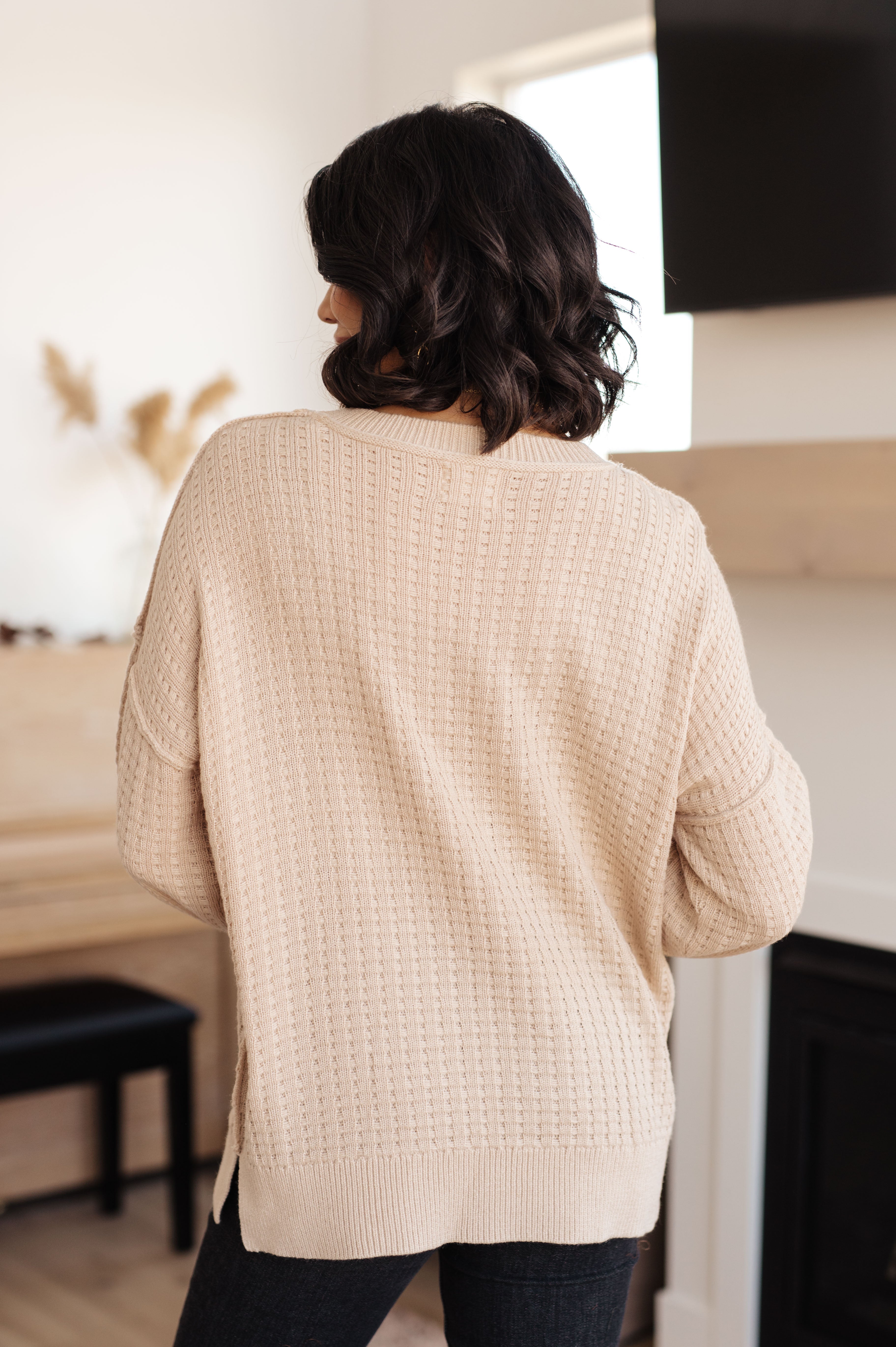 Terrifically Textured Sweater • Mocha