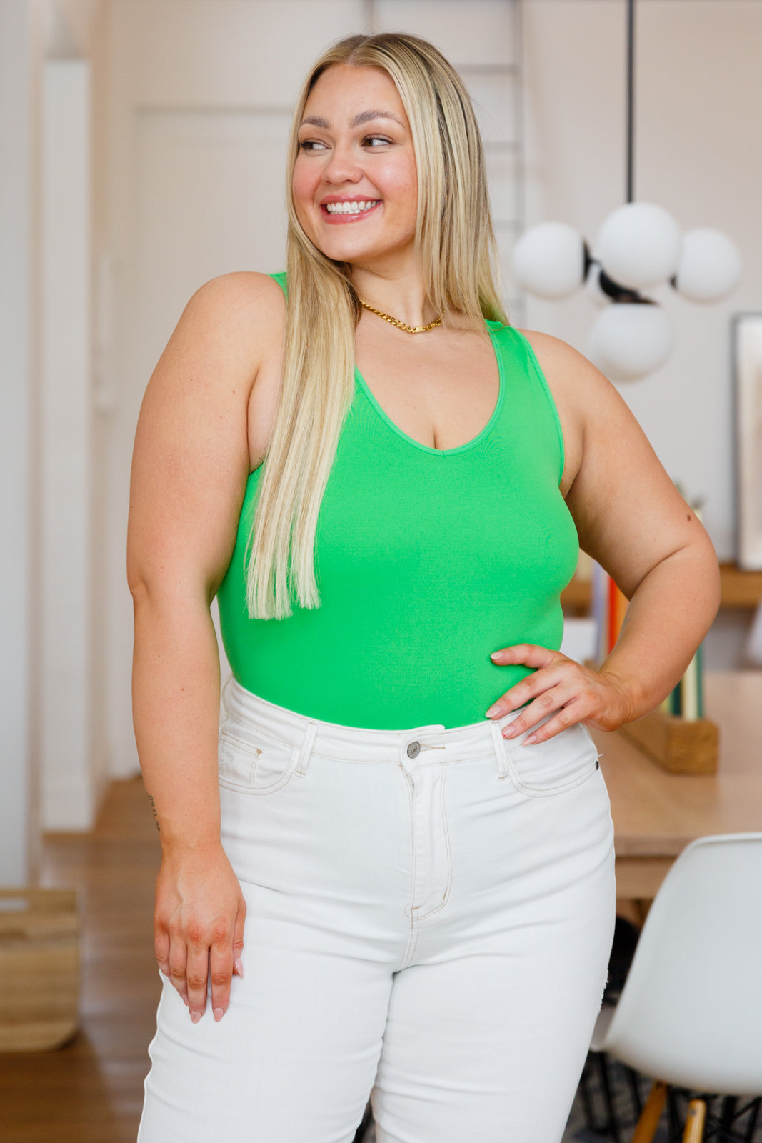 The Basics Bodysuit • Green - Atomic Wildflower