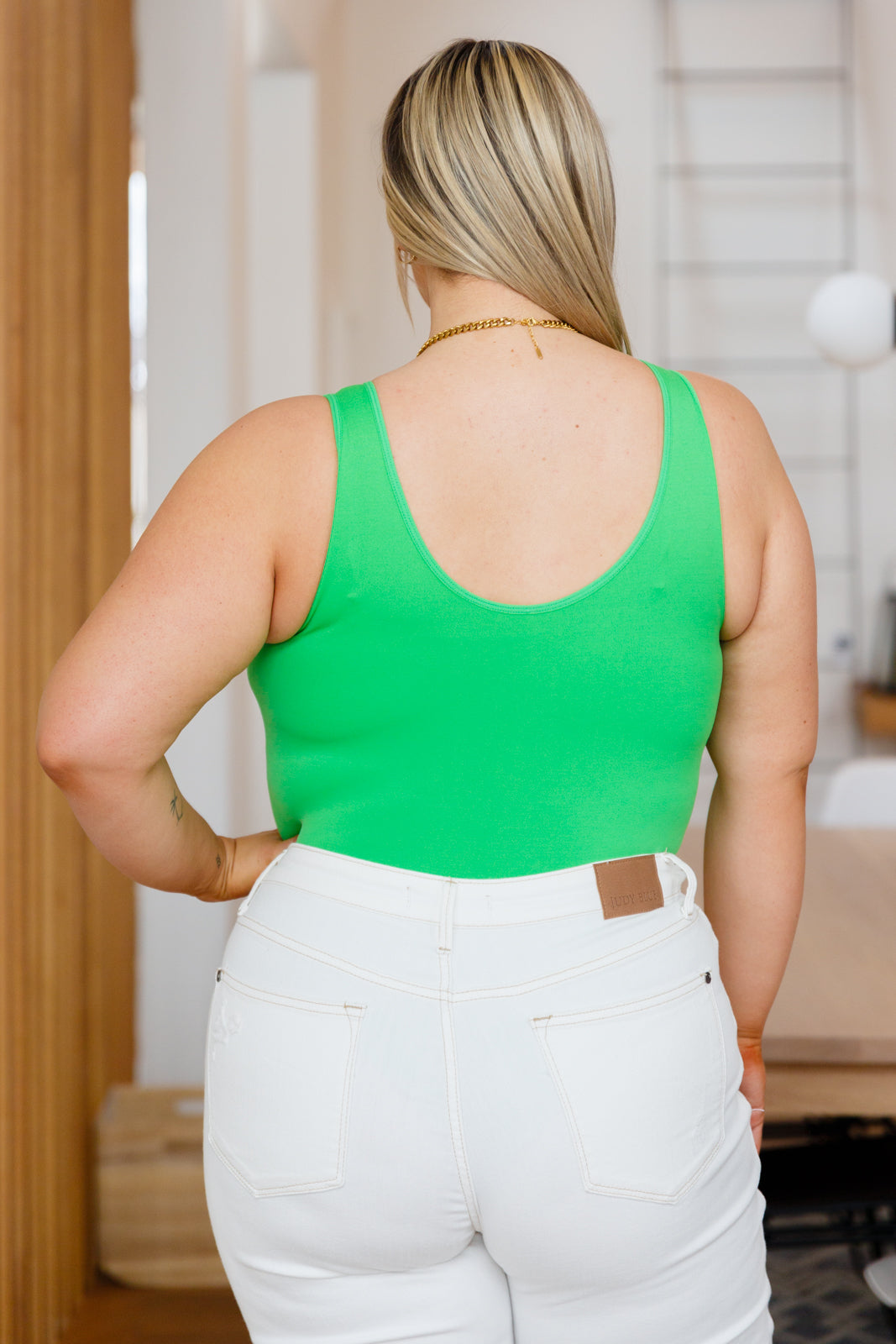 The Basics Bodysuit • Green - Atomic Wildflower