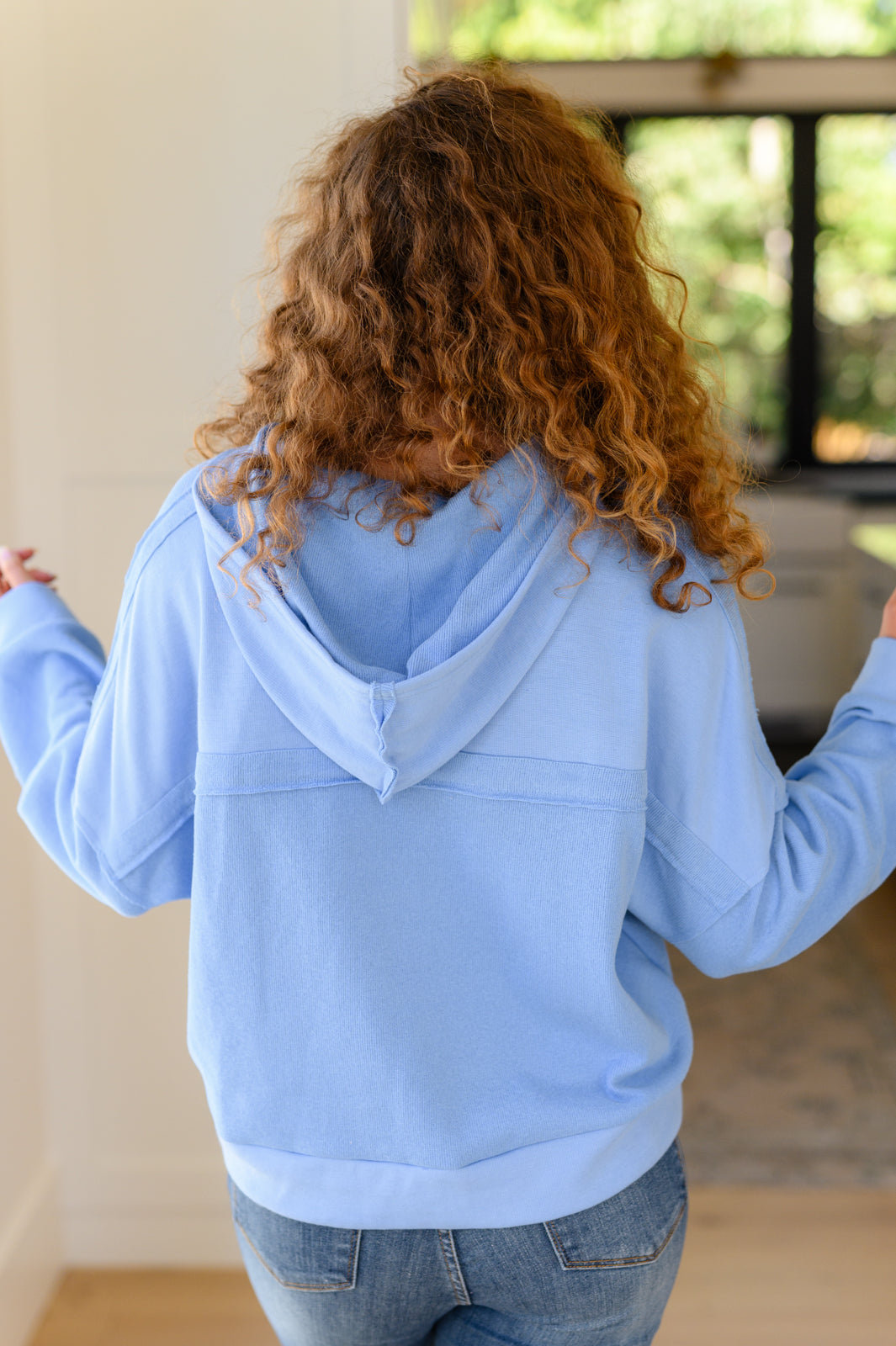 Throwback Heartthrob Hoodie • Sky