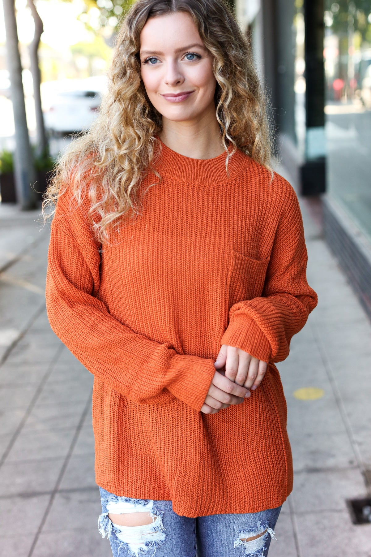What You Can Knit Sweater • Rust