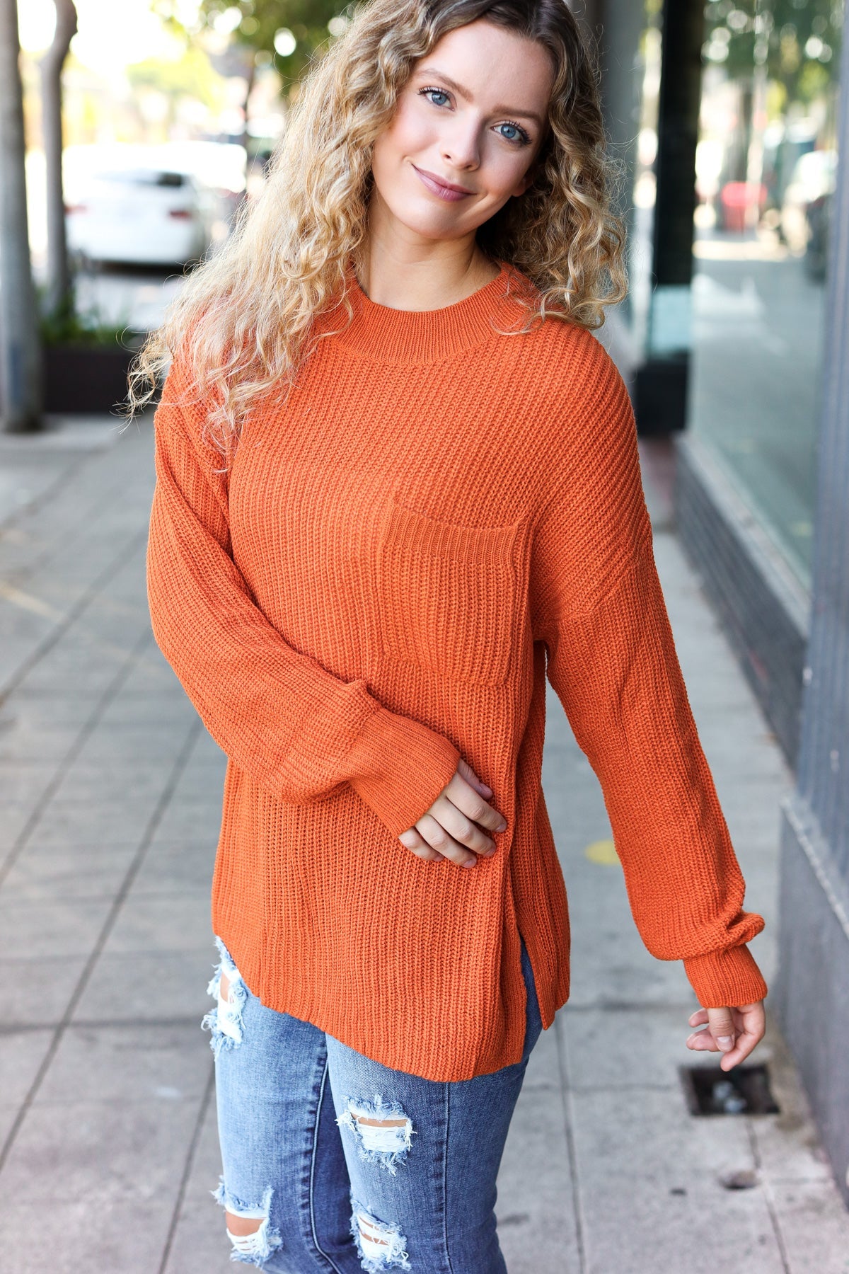 What You Can Knit Sweater • Rust