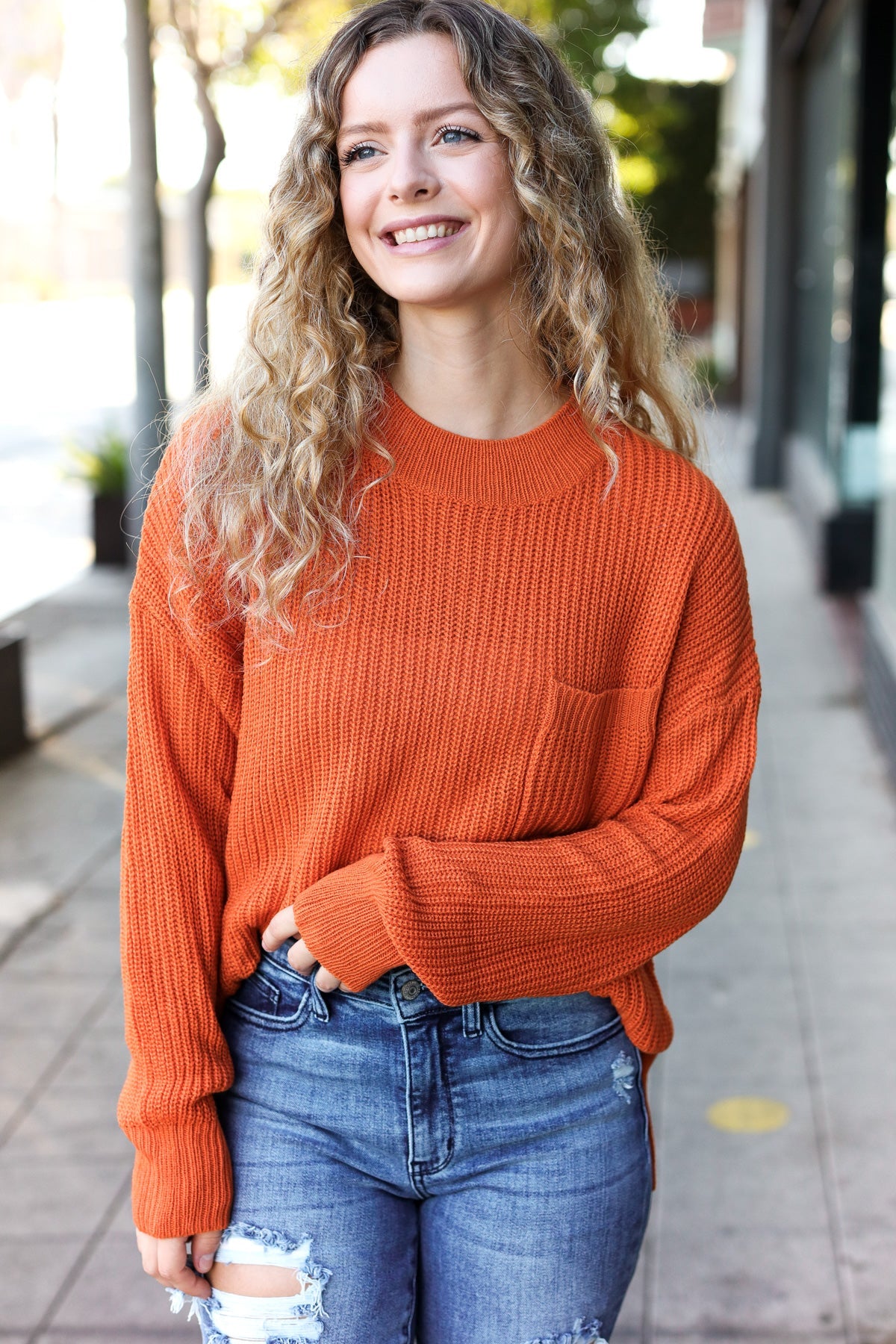 What You Can Knit Sweater • Rust