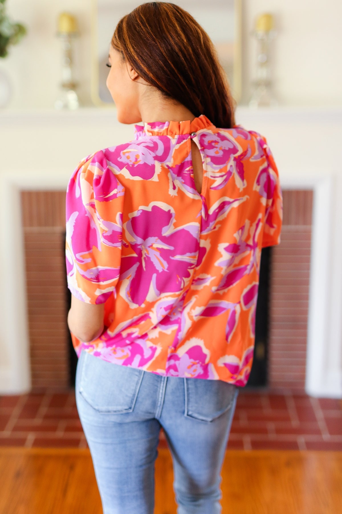 Feel Your Best Floral Print Top