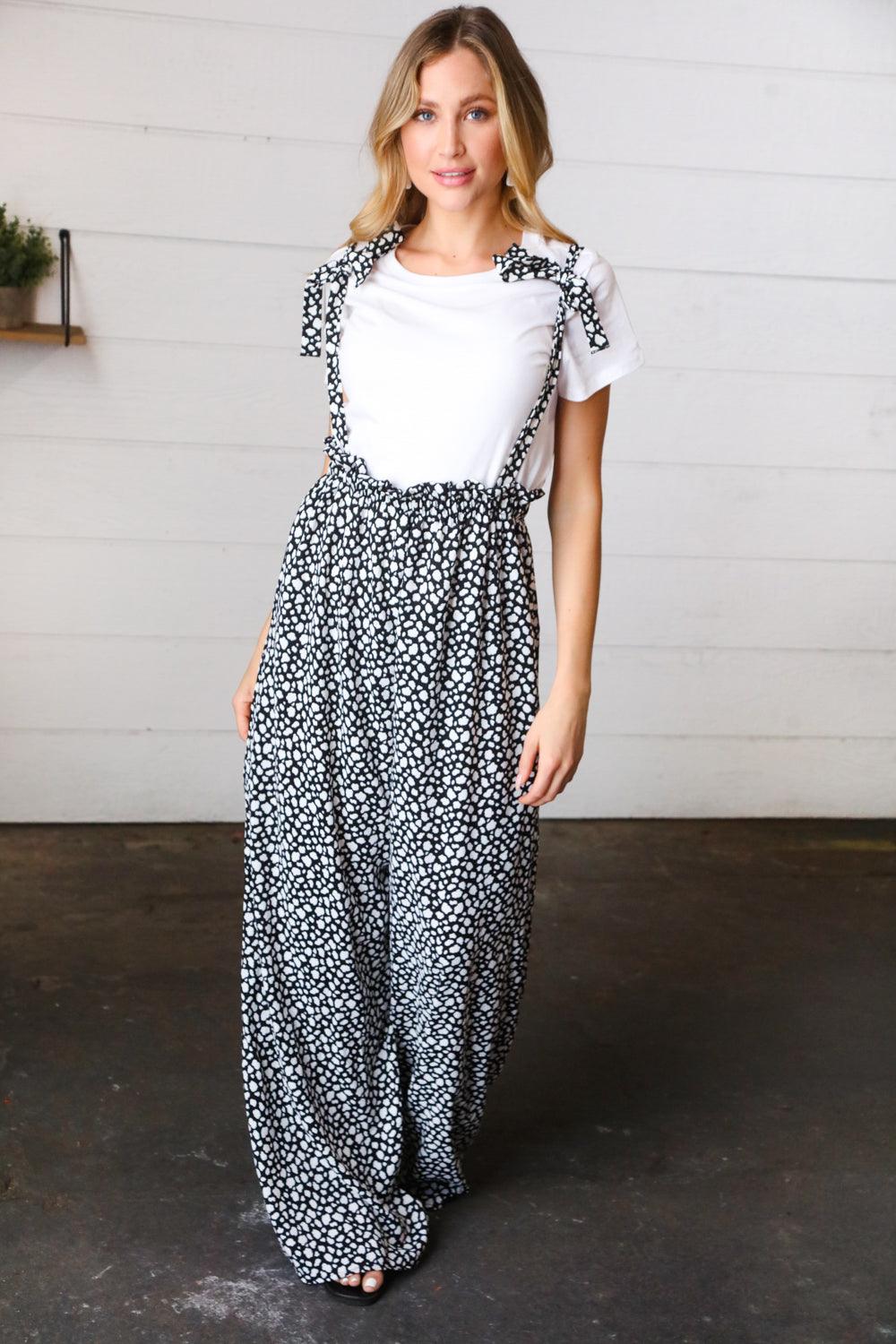 I Want It Wide Leg Frilled Jumpsuit - Atomic Wildflower