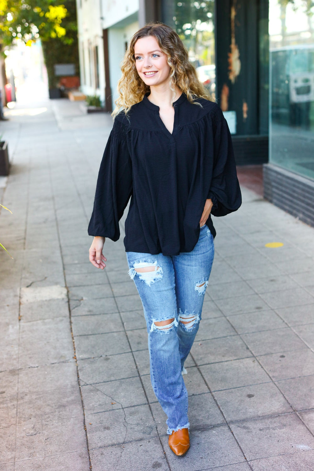 Stay Awhile Crochet Square Neck Top - Atomic Wildflower