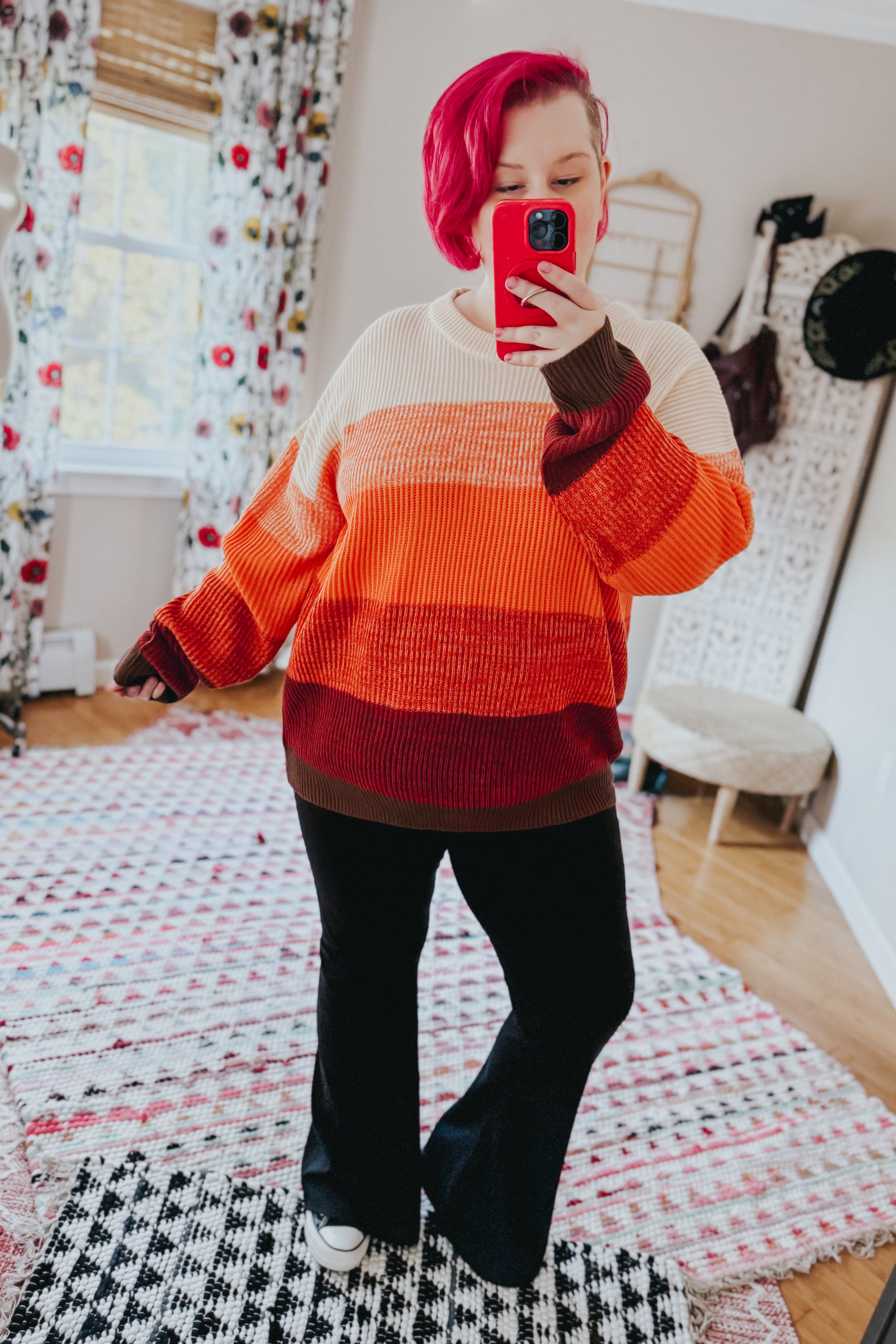 All Too Well Color Block Sweater