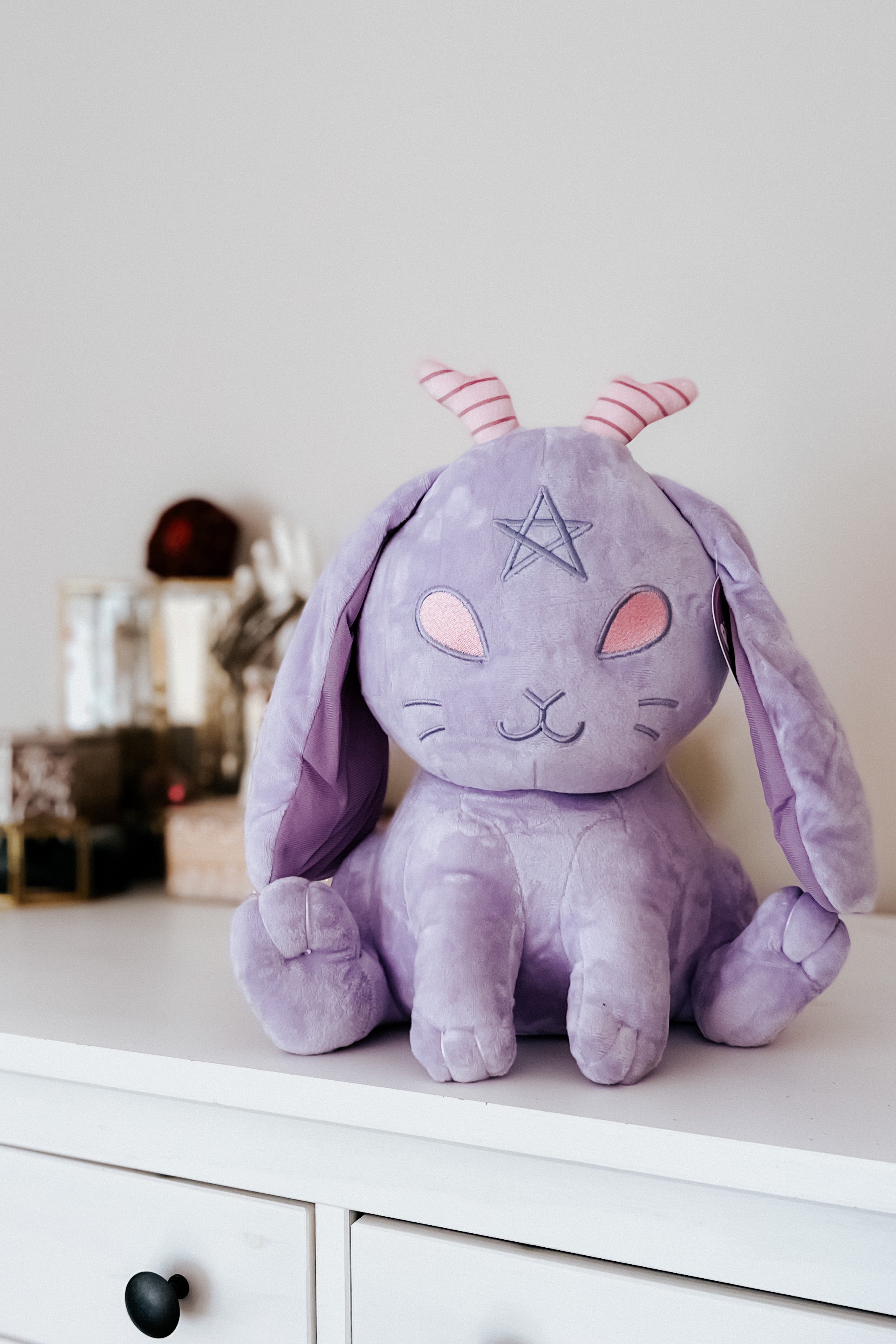 Beelzebun The Witchy Bunny Plushie • Lavender