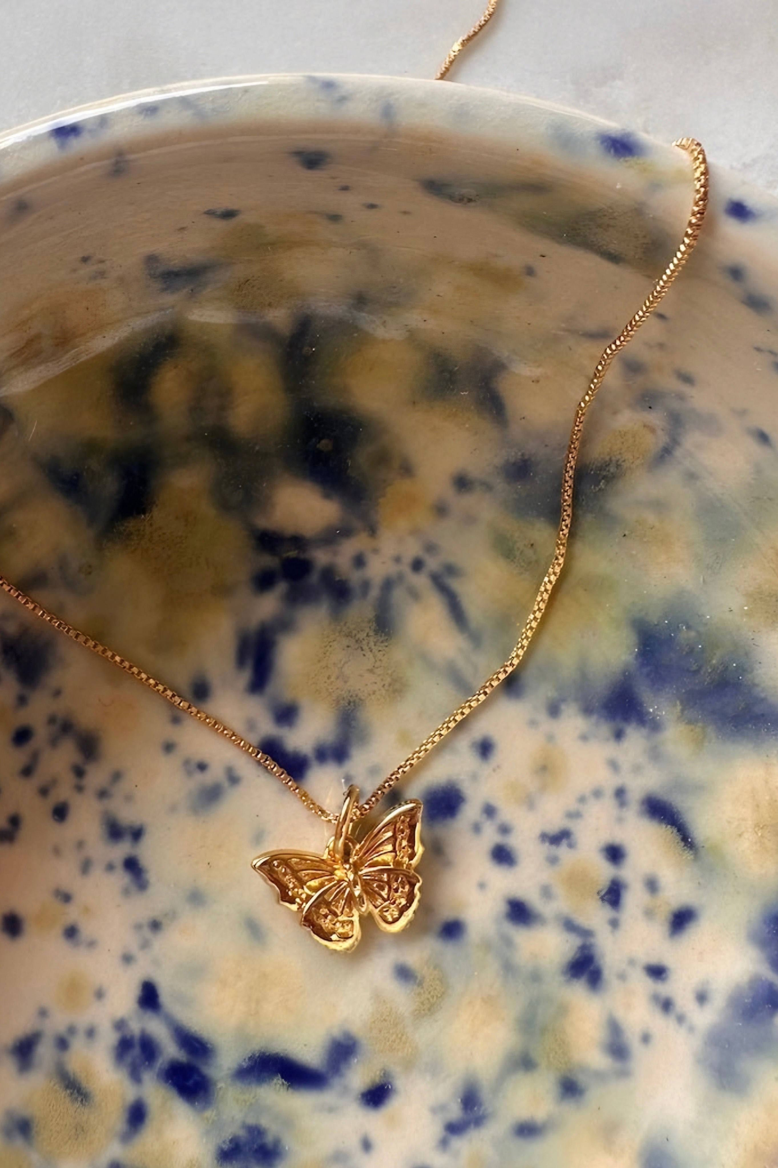 Belinda Dainty Butterfly Necklace