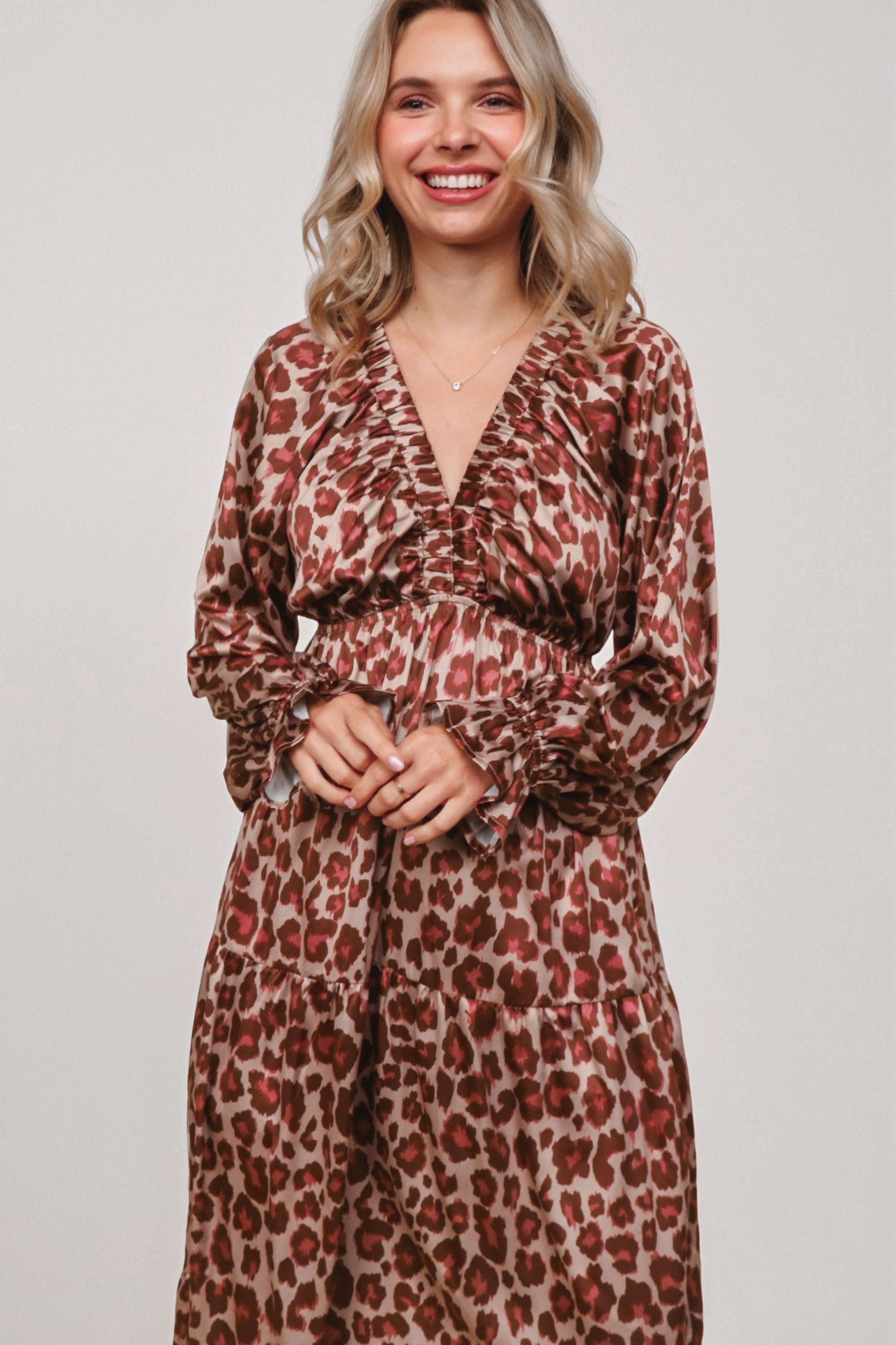 Wild Grace Leopard Maxi Dress