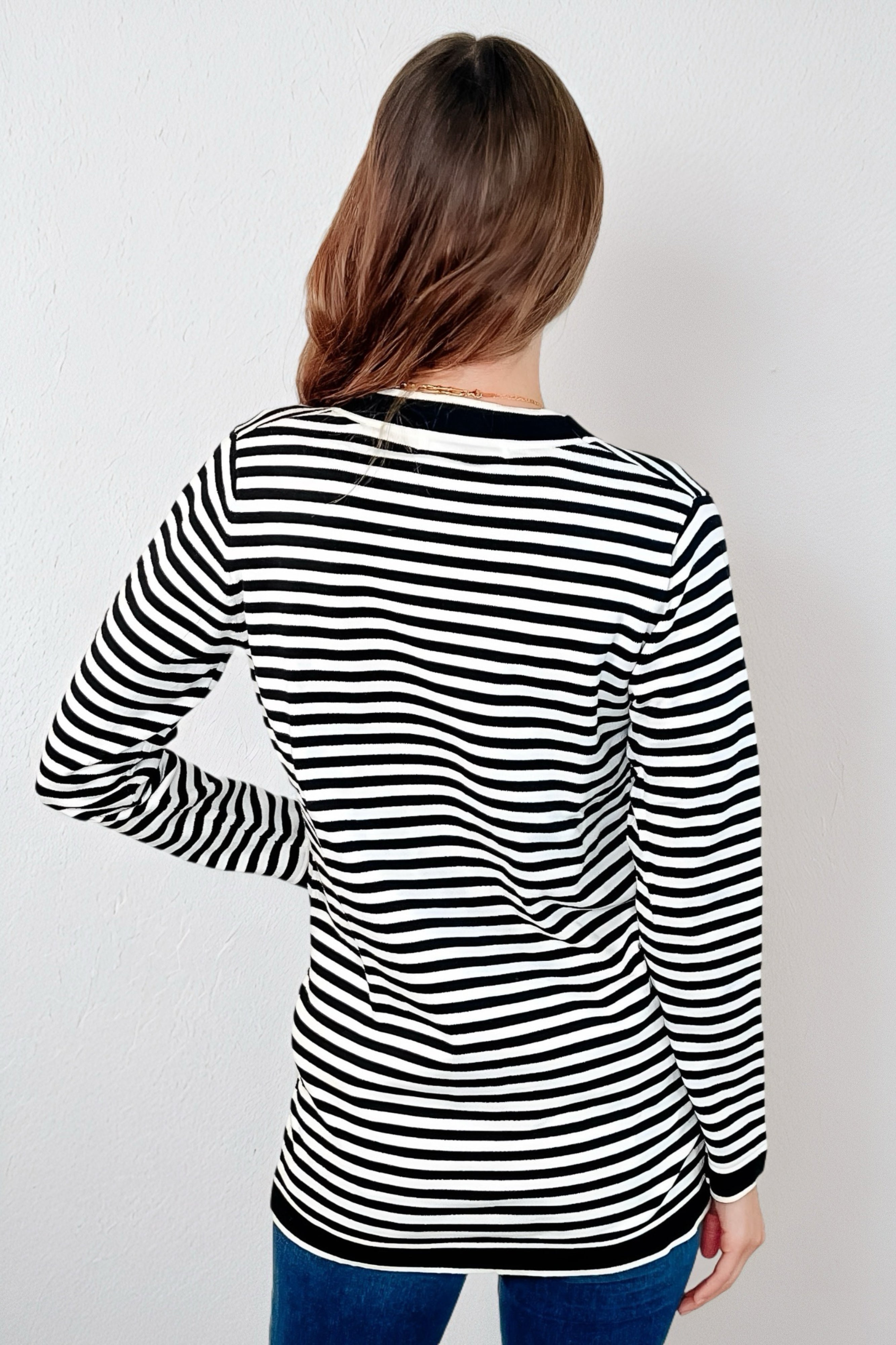 Finagle Your Way Striped Cardigan