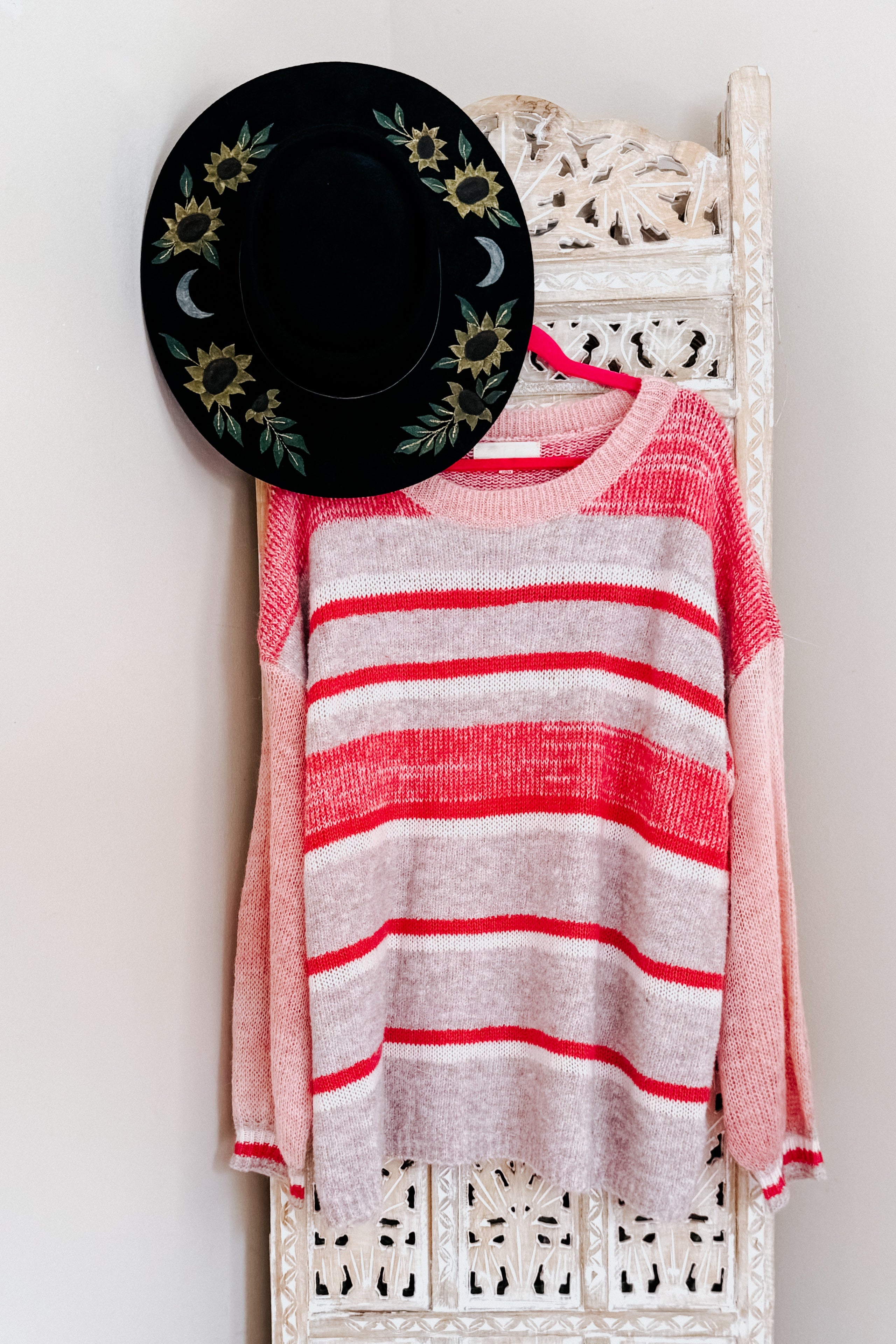 On The Chase Striped Knit Sweater