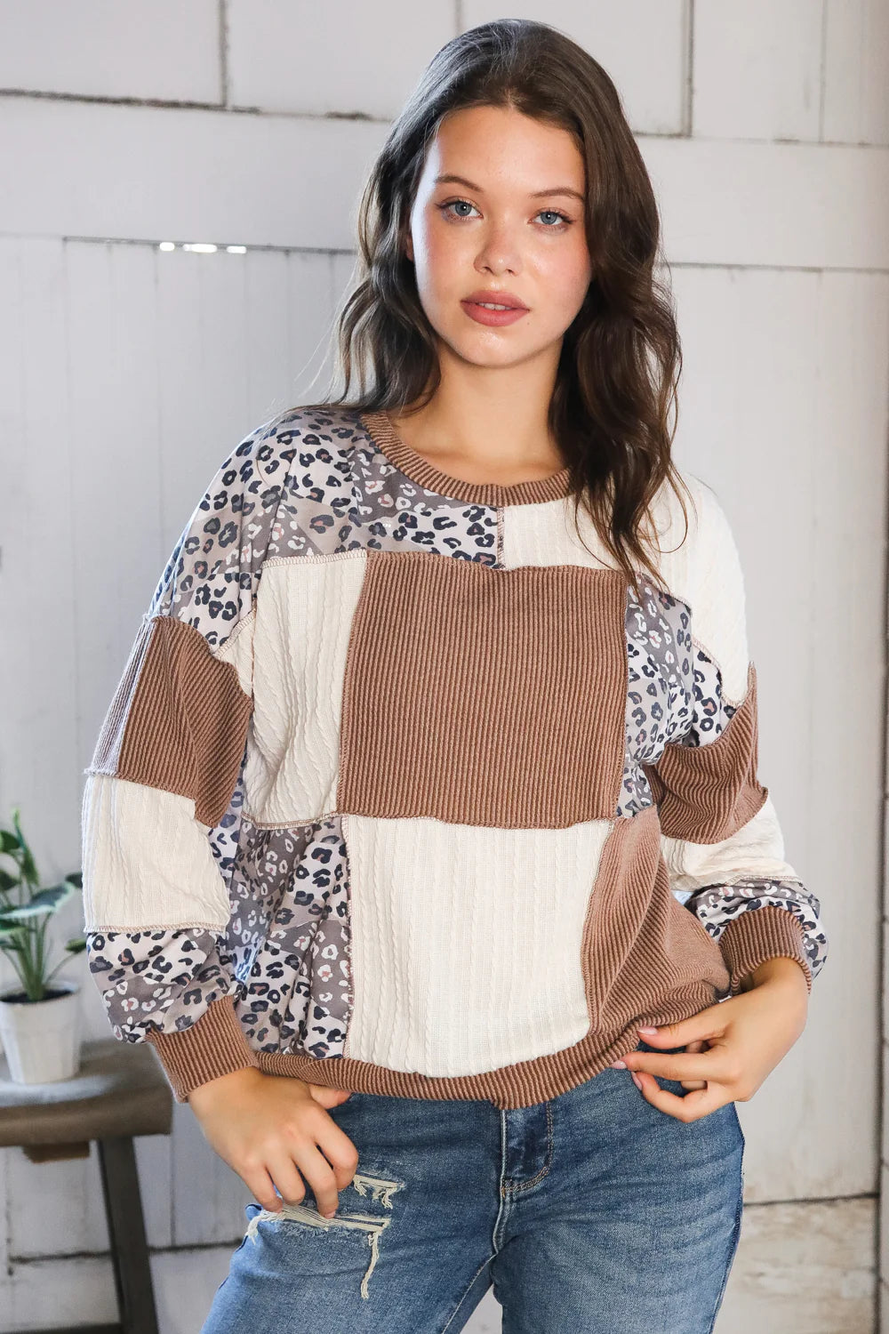 Wild Stitches Cable Knit Sweater