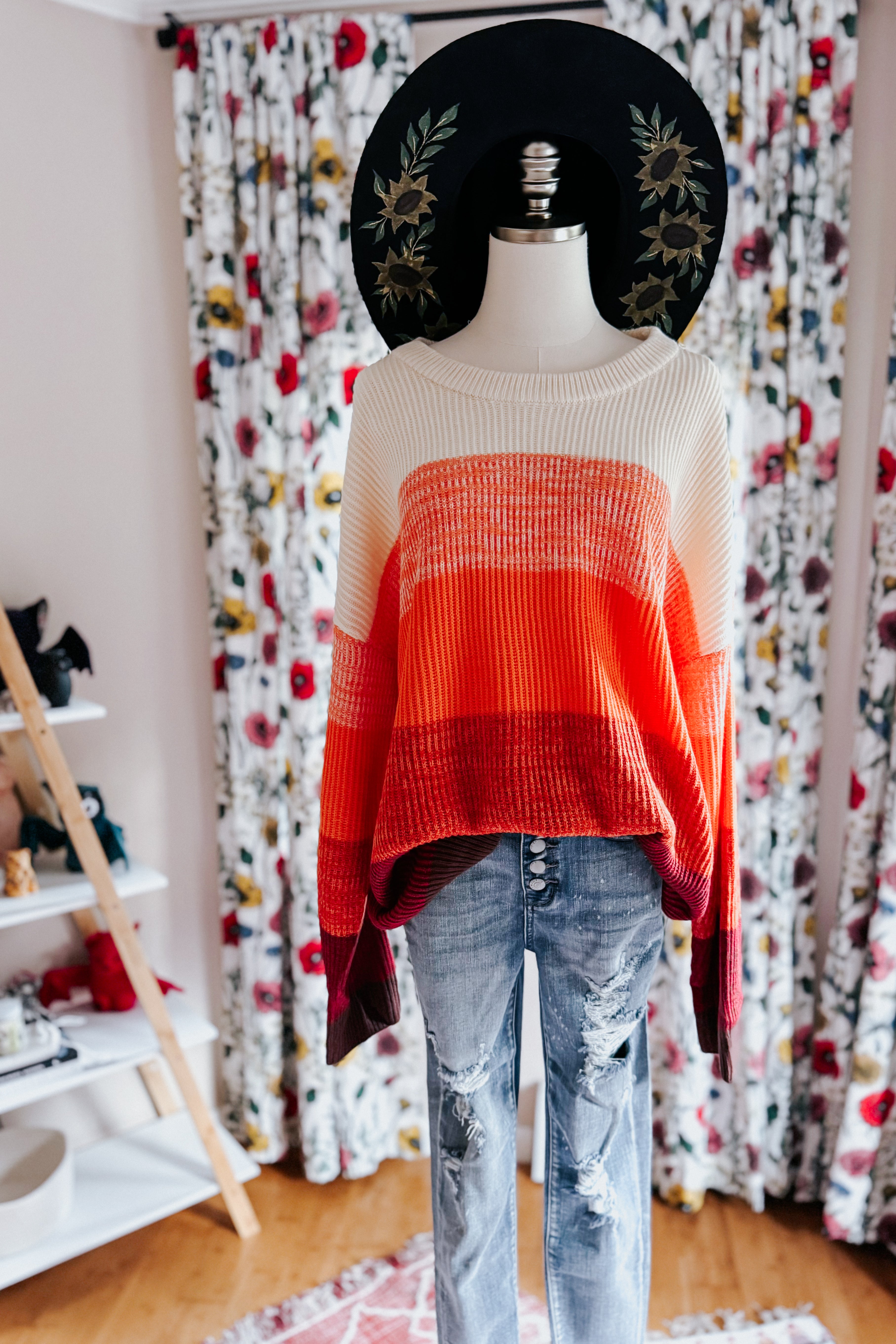 All Too Well Color Block Sweater