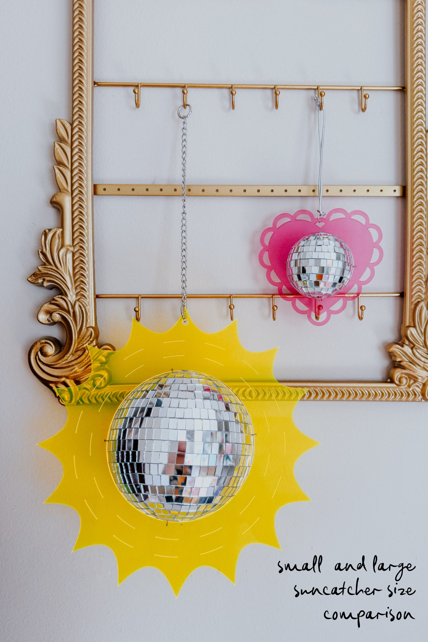 Hanging Disco Sunburst Sun Catcher