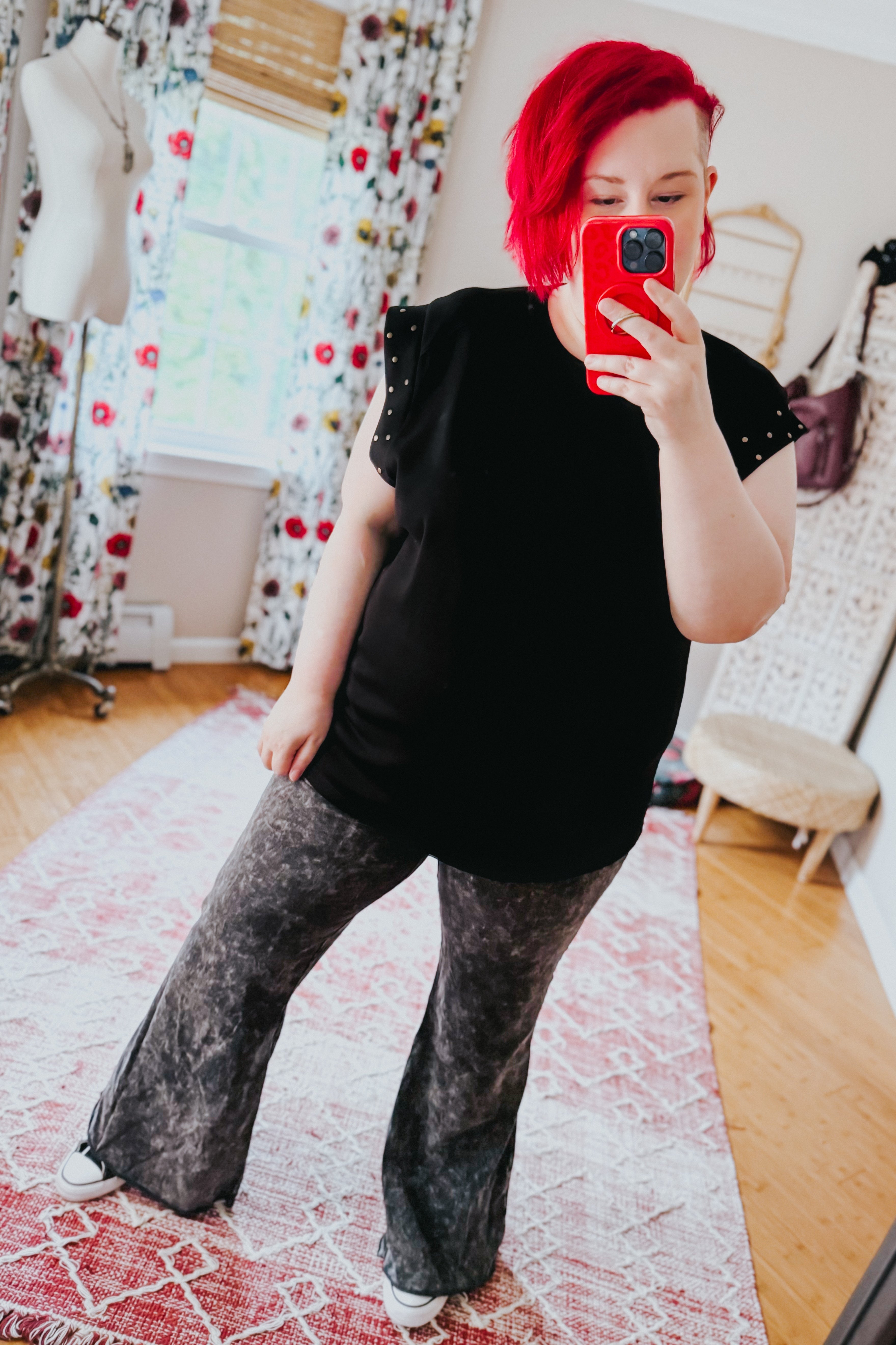 My Domain Studded Cap Sleeve Top