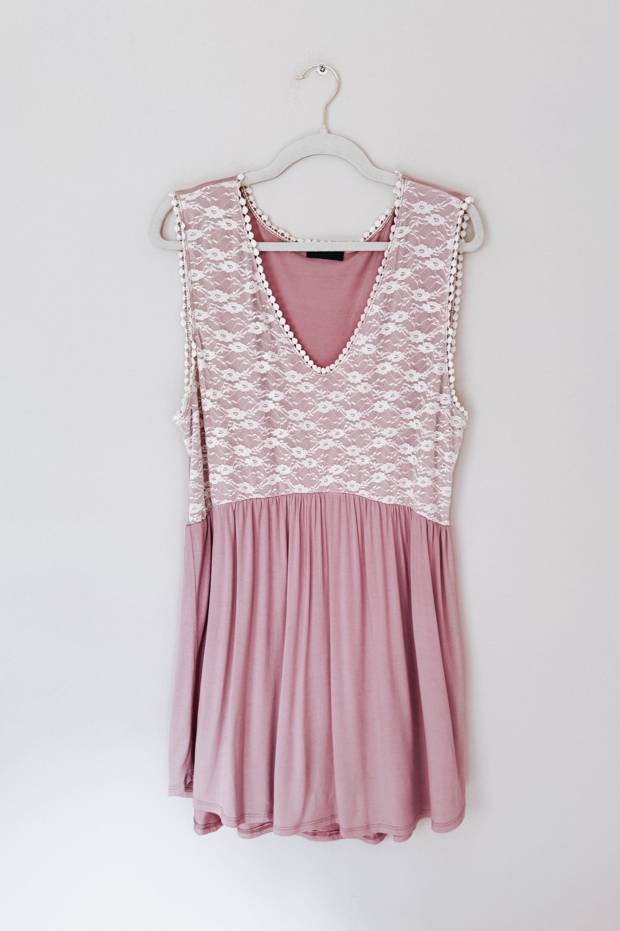 Blushing Beauty Lace Babydoll Top