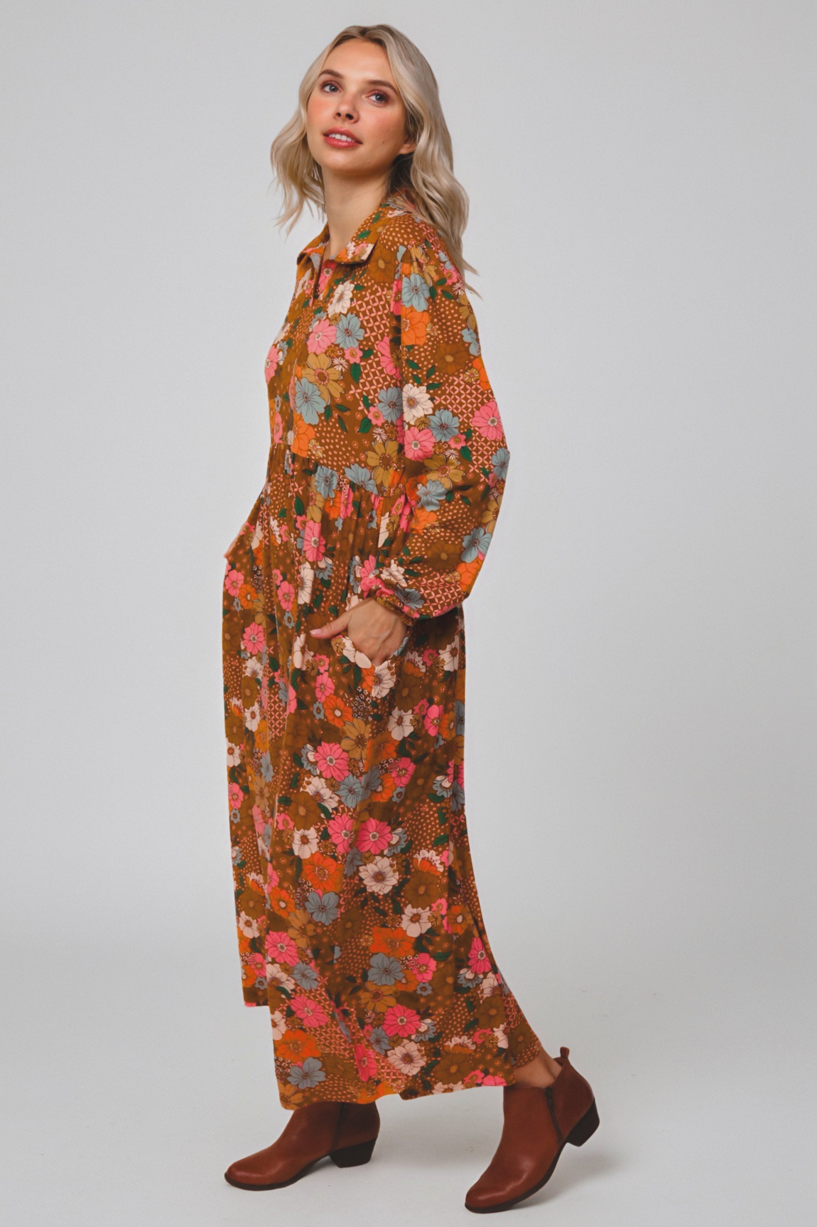 Groovy Garden Maxi Dress