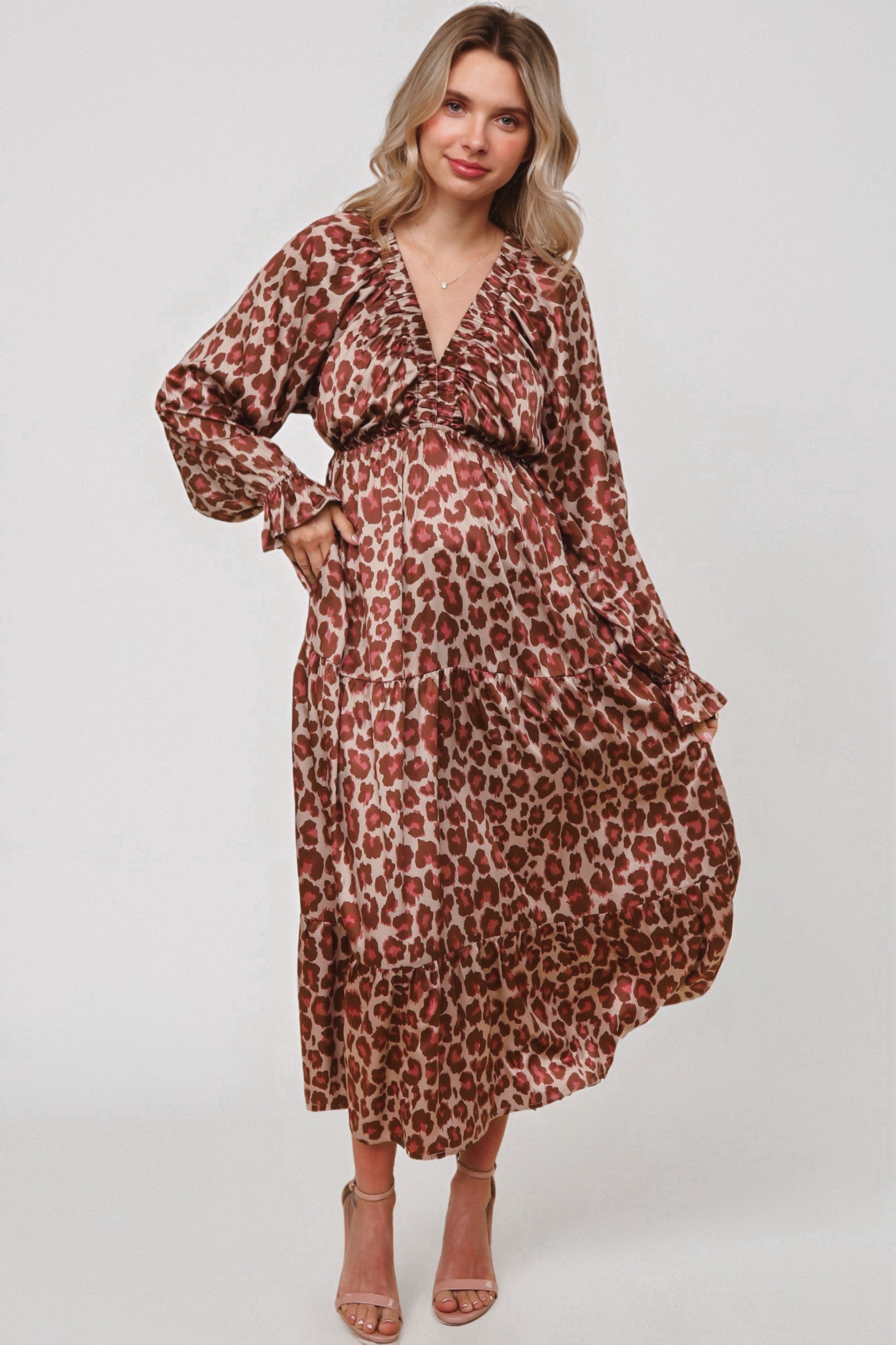 Wild Grace Leopard Maxi Dress