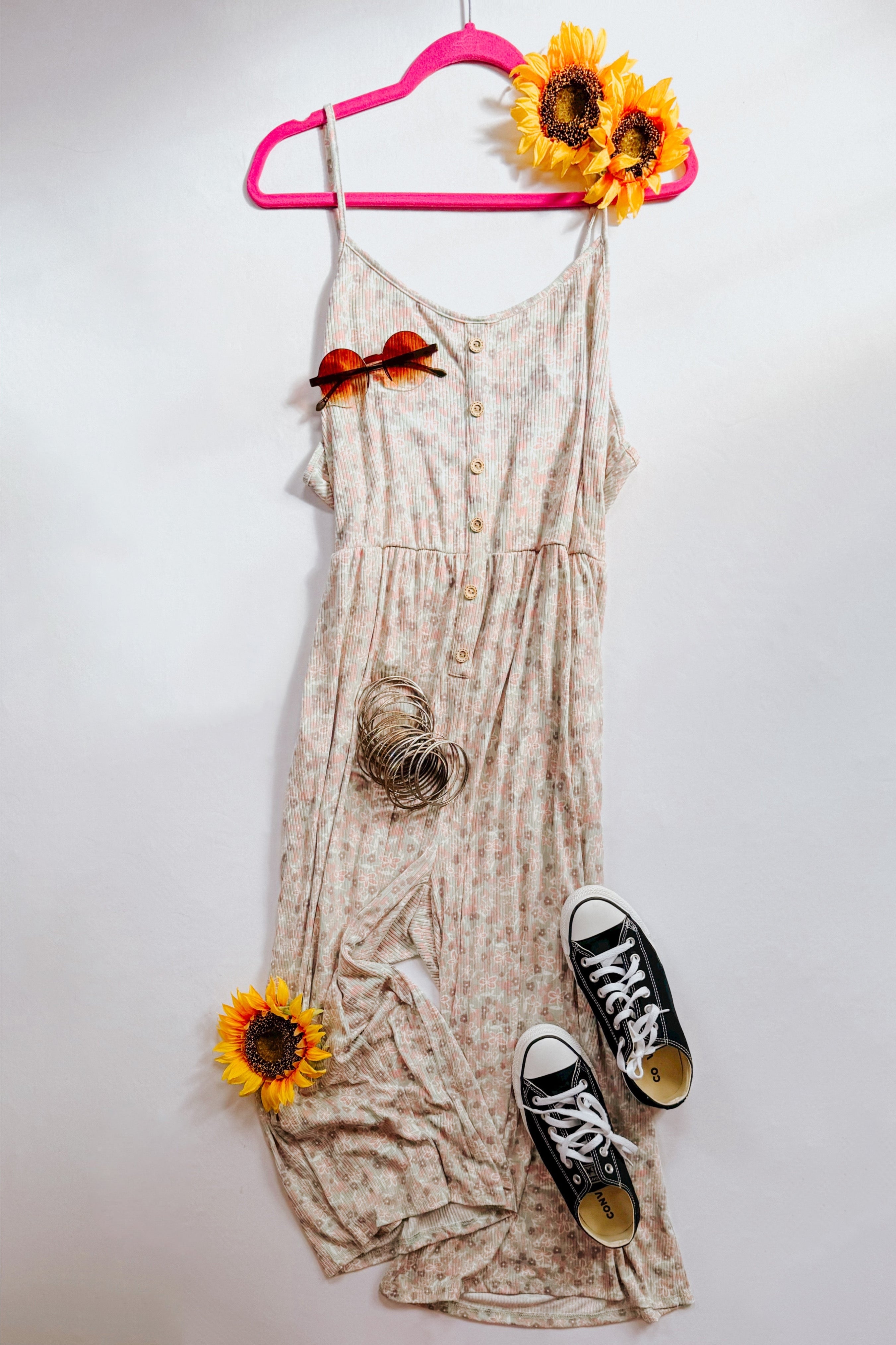 Lucky In Love Floral Jumpsuit