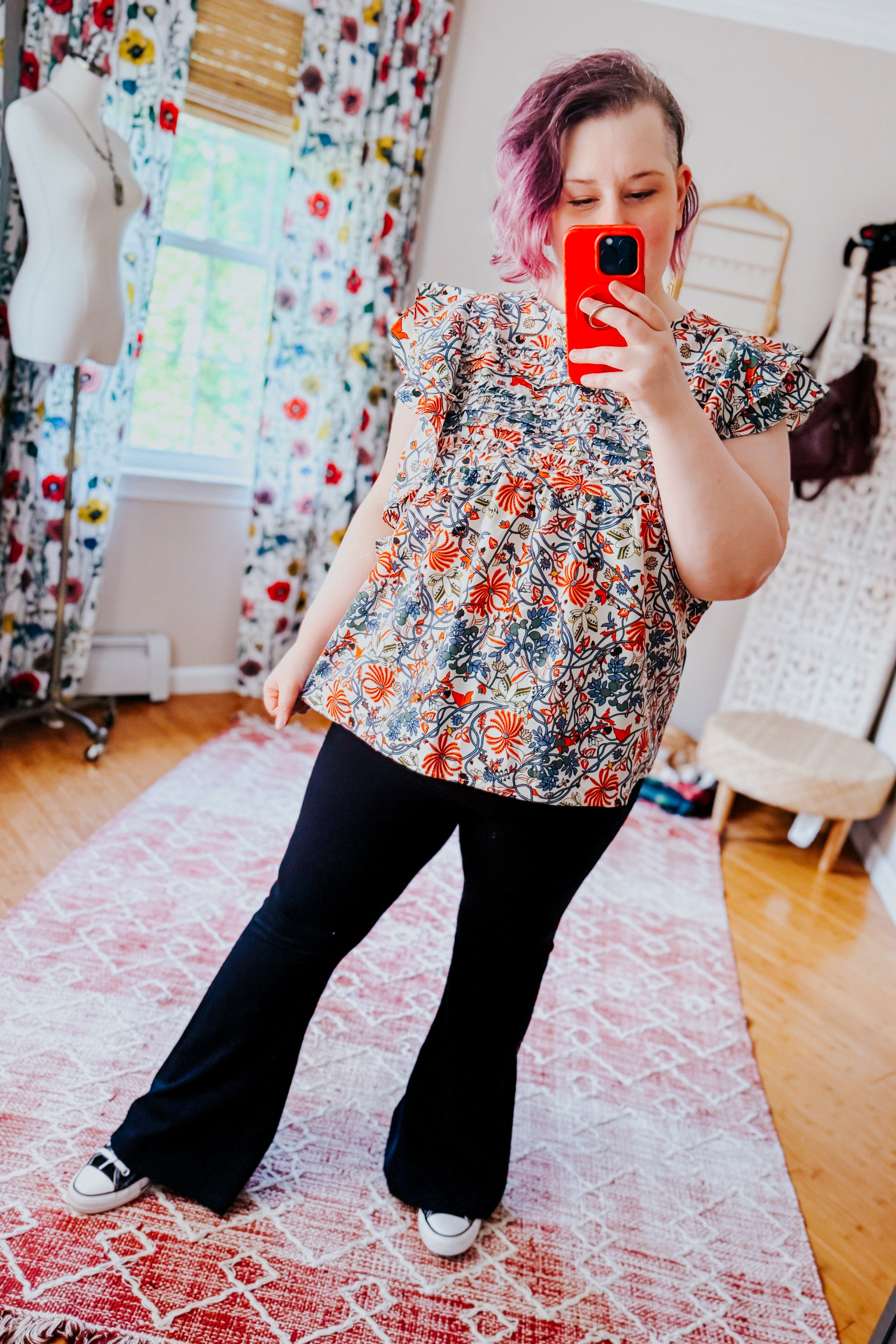 Something Peaceful Flutter Sleeve Blouse
