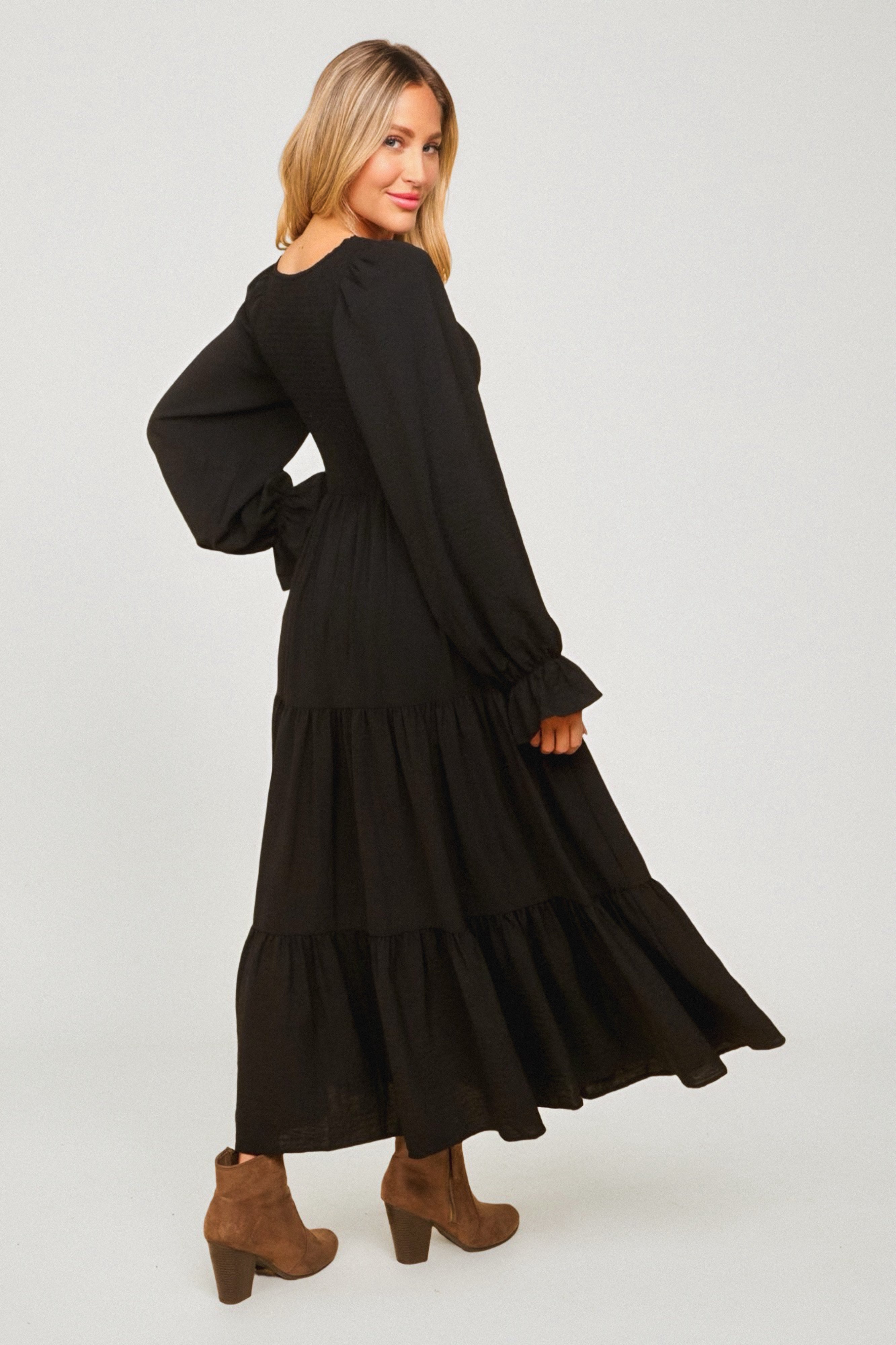 Magic Maxi Dress • Black
