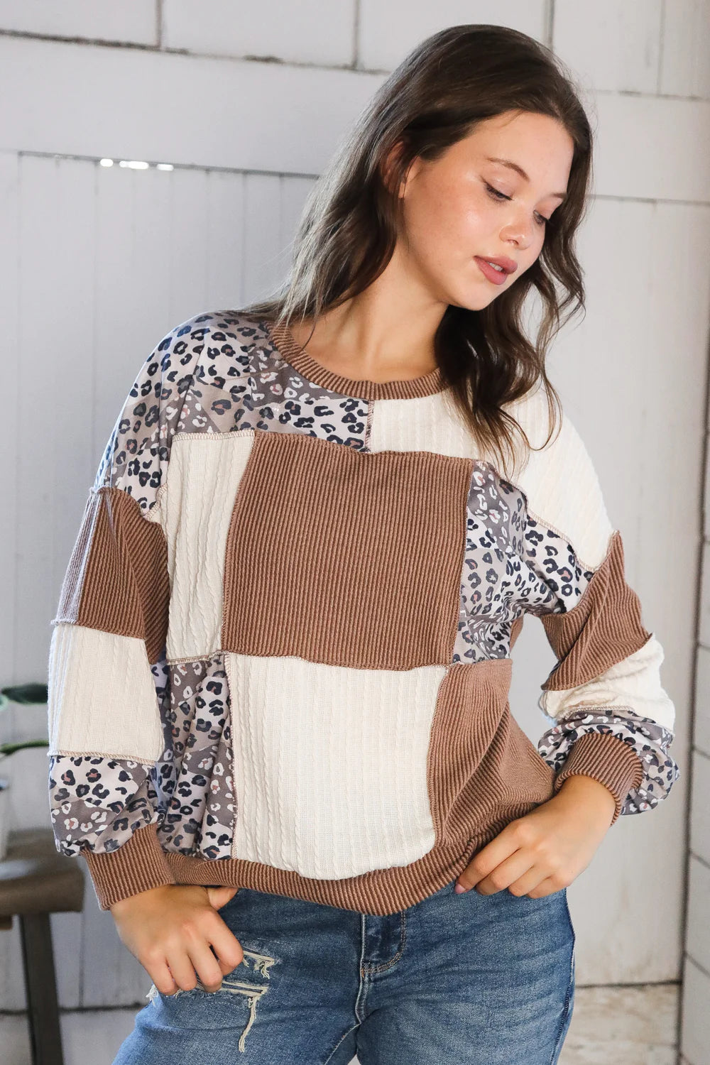Wild Stitches Cable Knit Sweater