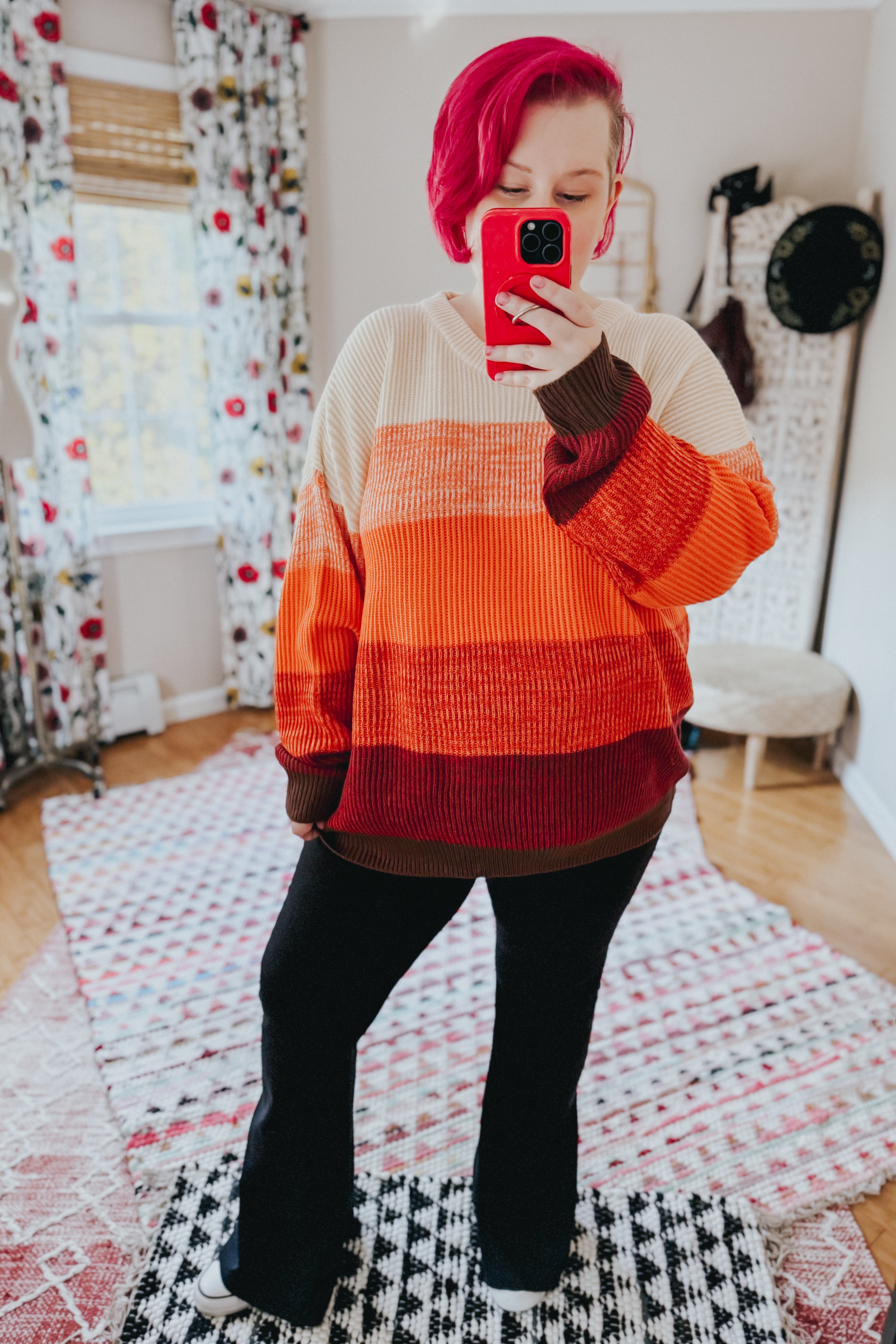 All Too Well Color Block Sweater