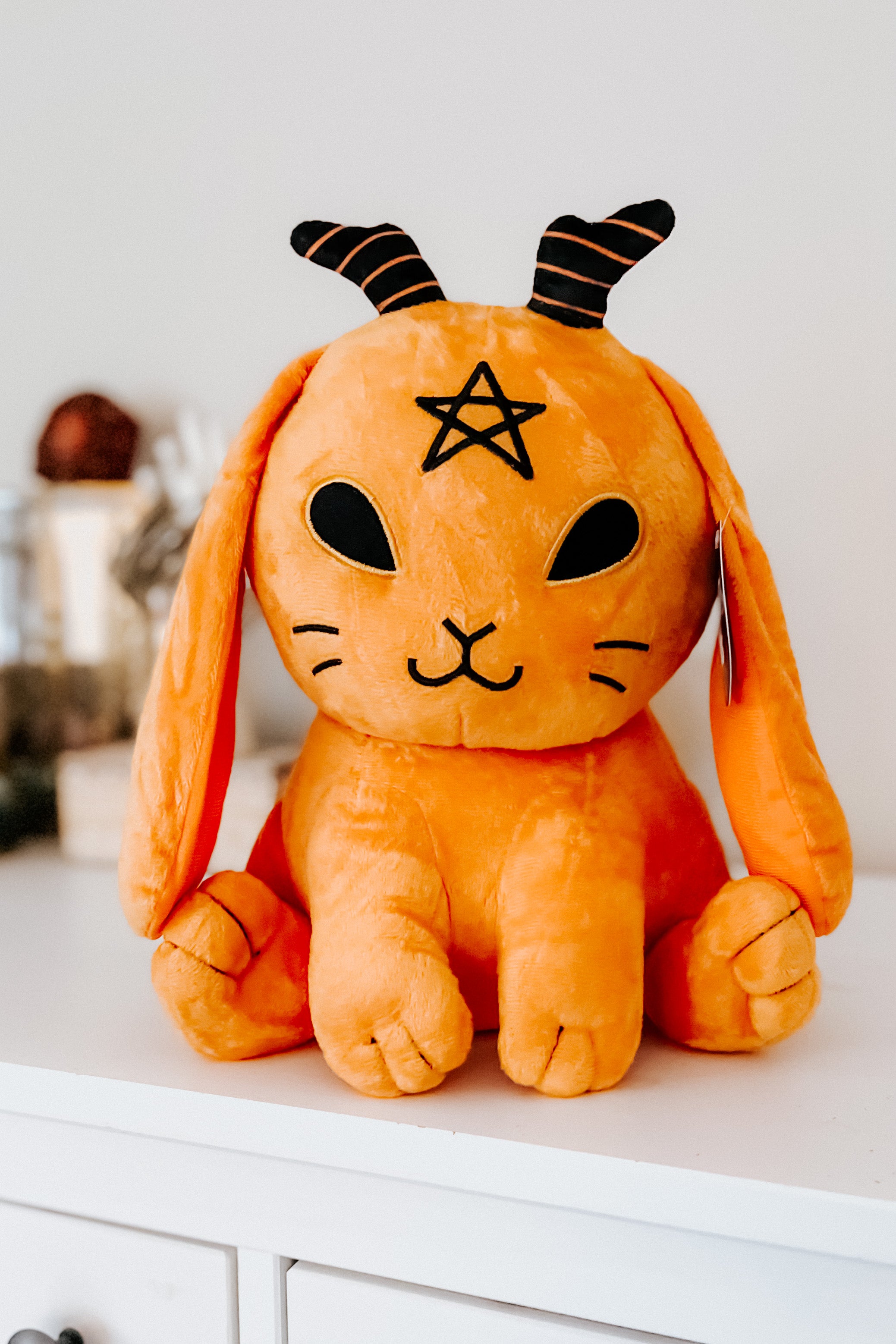 Beelzebun The Witchy Bunny Plushie • Pumpkin Spice