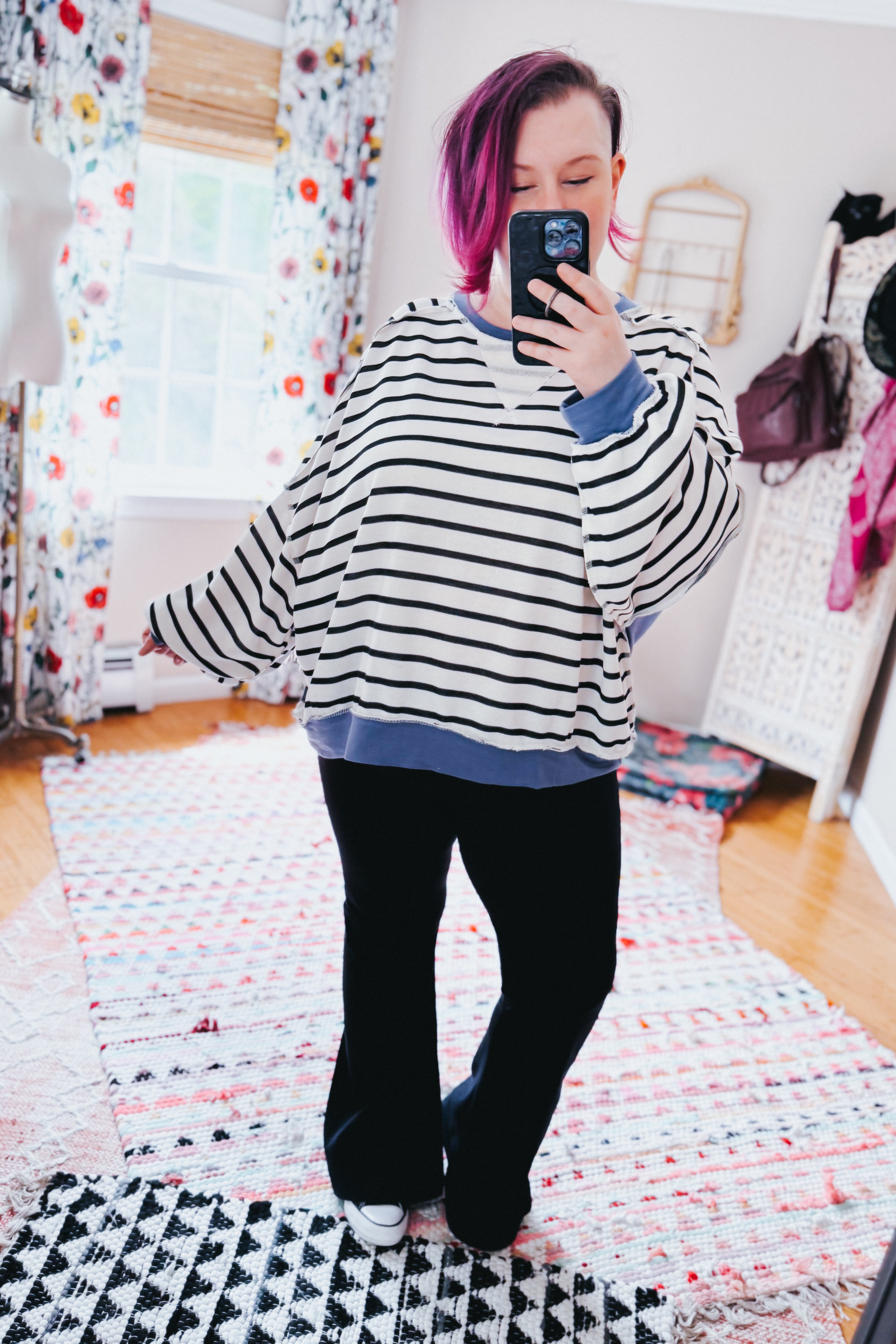 Cute in Comfort Crew Neck Pullover • Denim