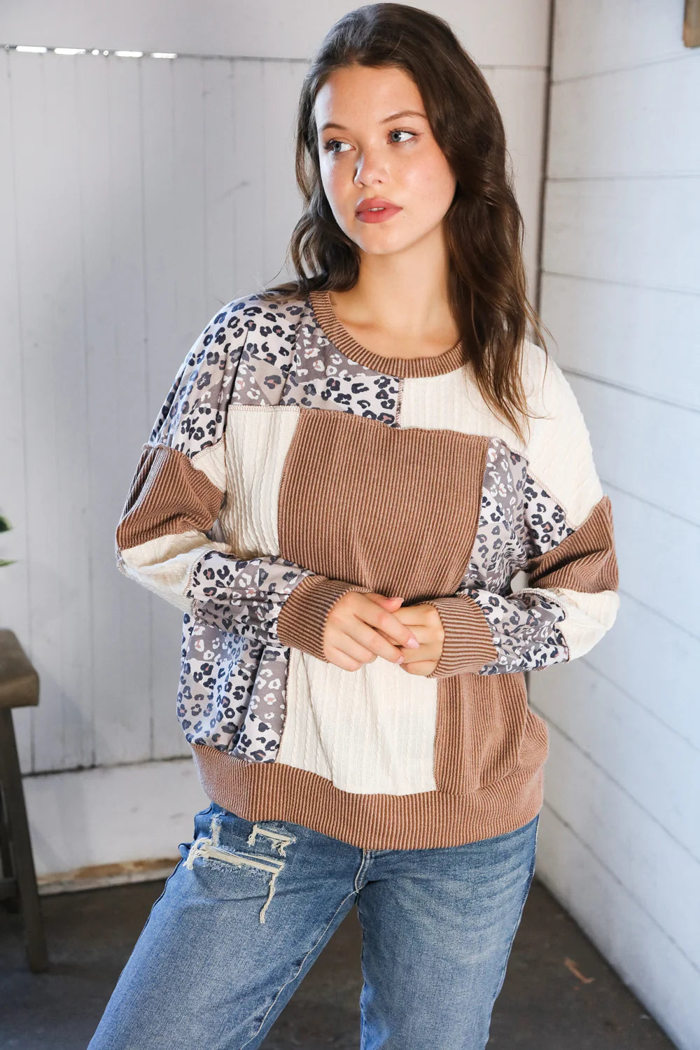 Wild Stitches Cable Knit Sweater