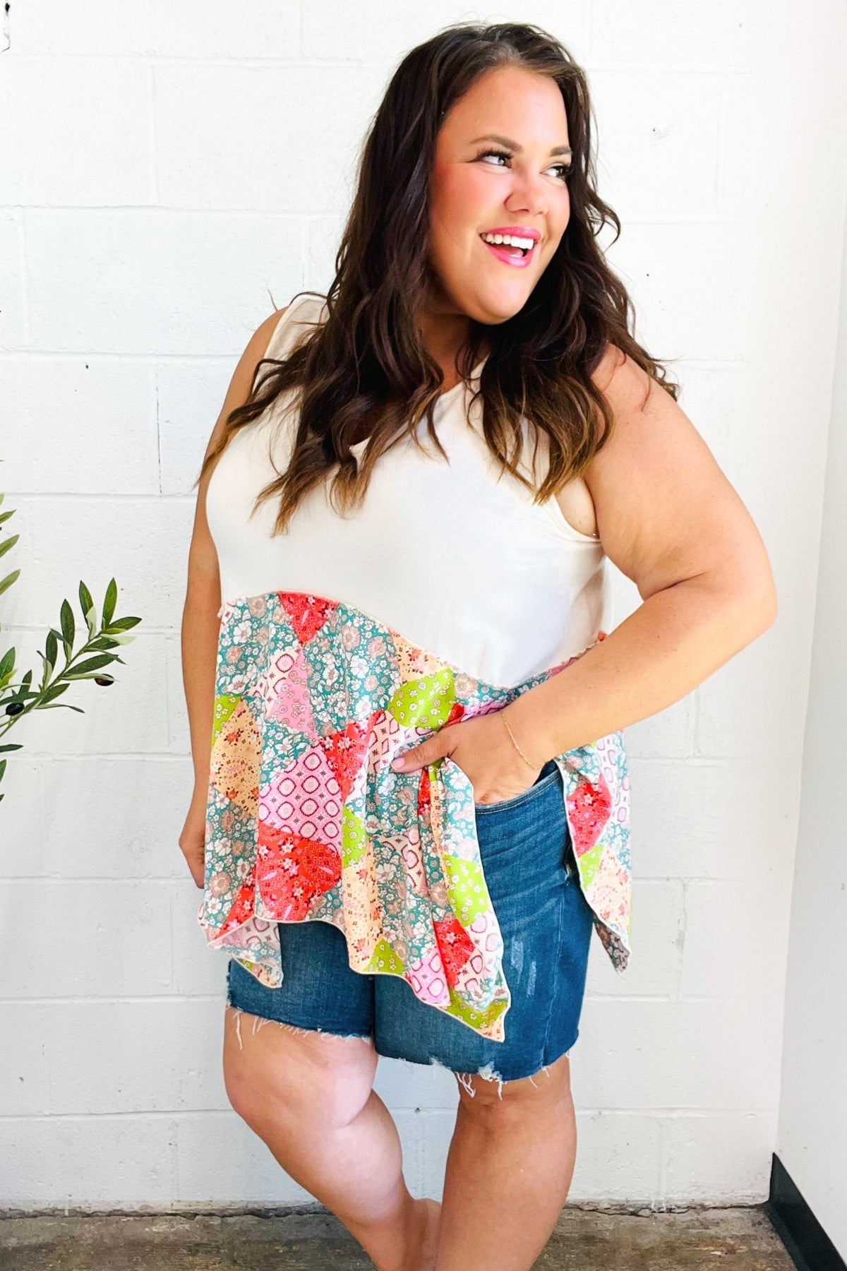 Feeling Femme Patchwork Top