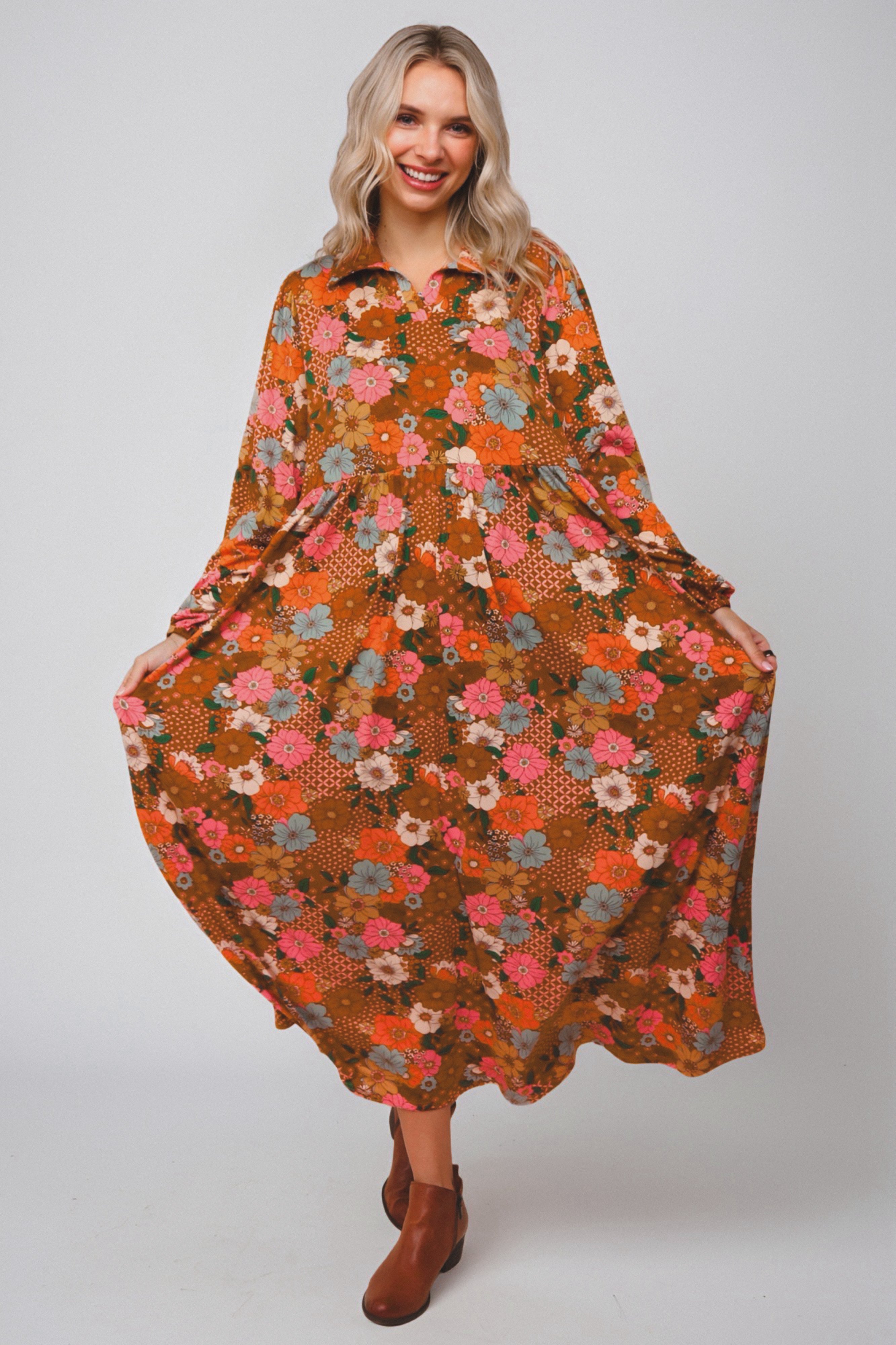 Groovy Garden Maxi Dress