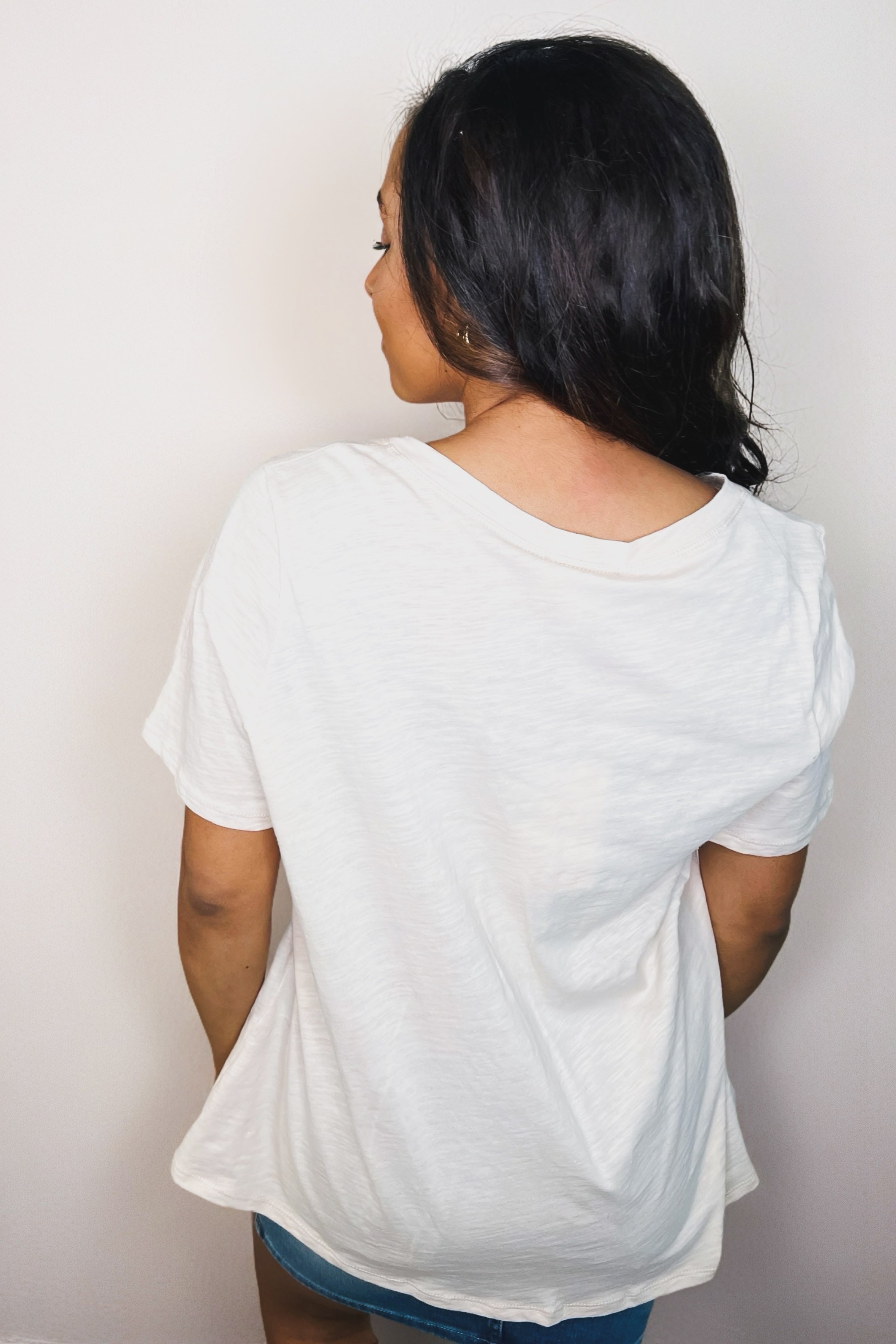 I Don't Have to Choose V-Neck Tee • Oatmeal