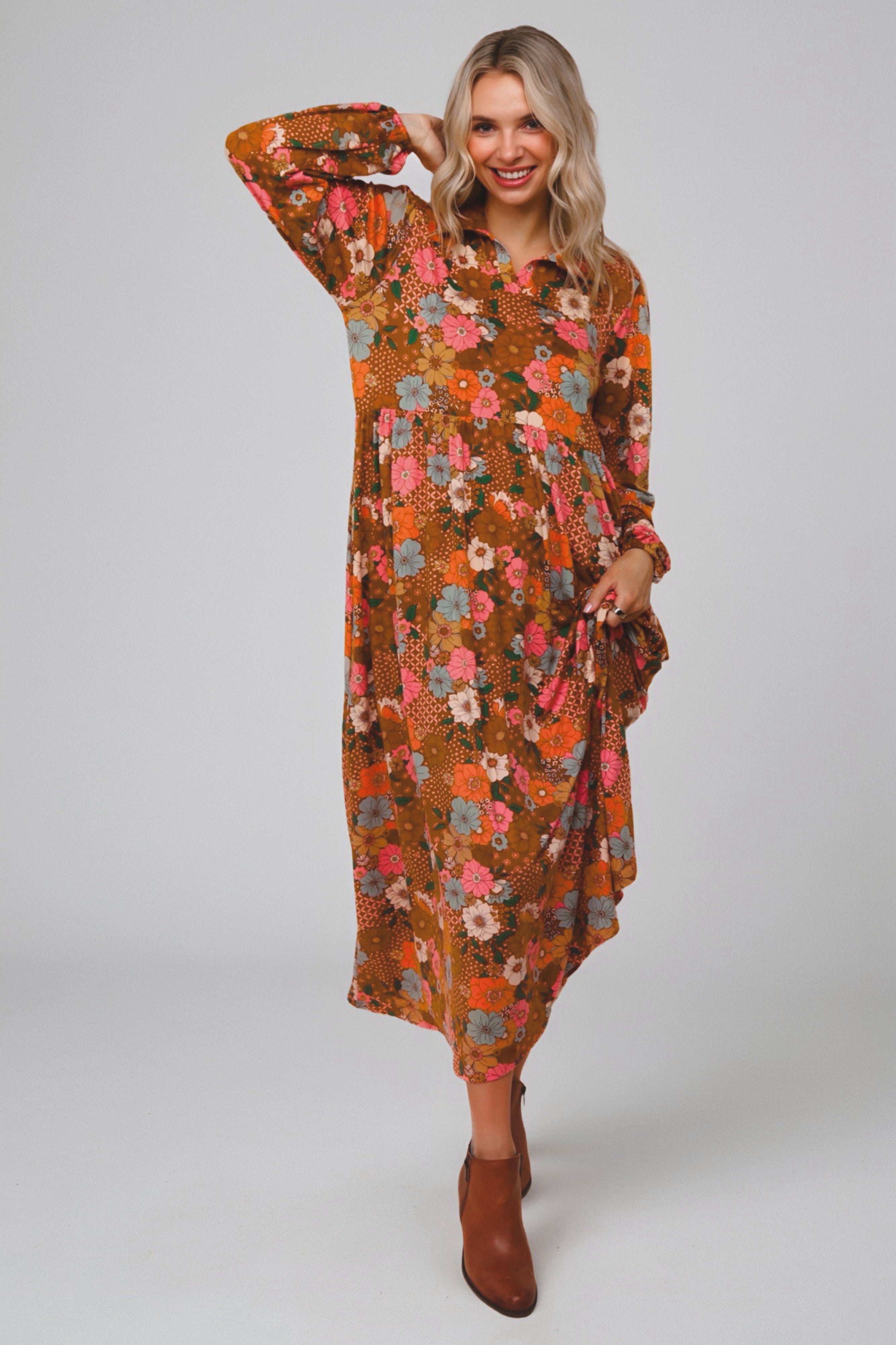 Groovy Garden Maxi Dress