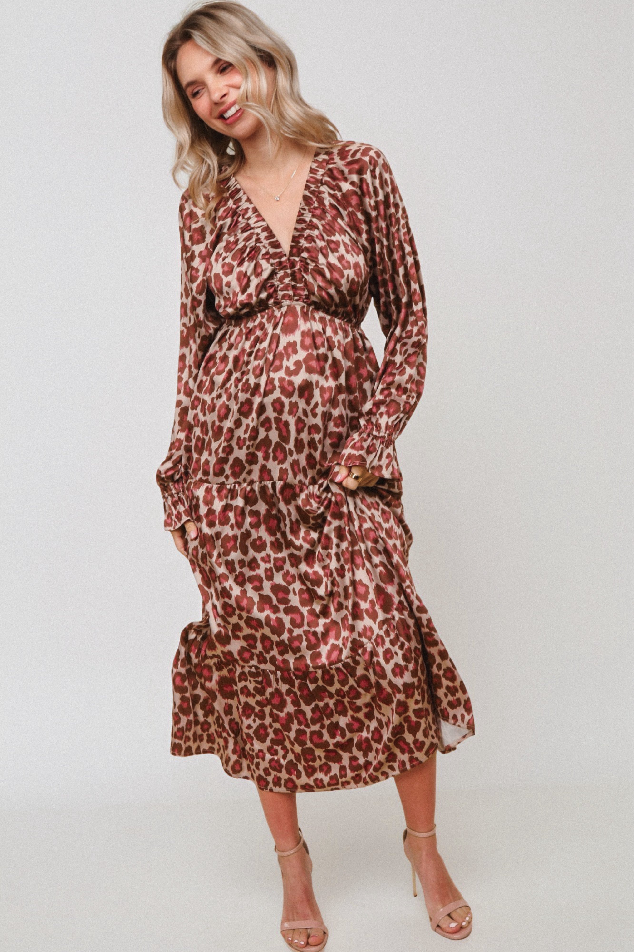 Wild Grace Leopard Maxi Dress