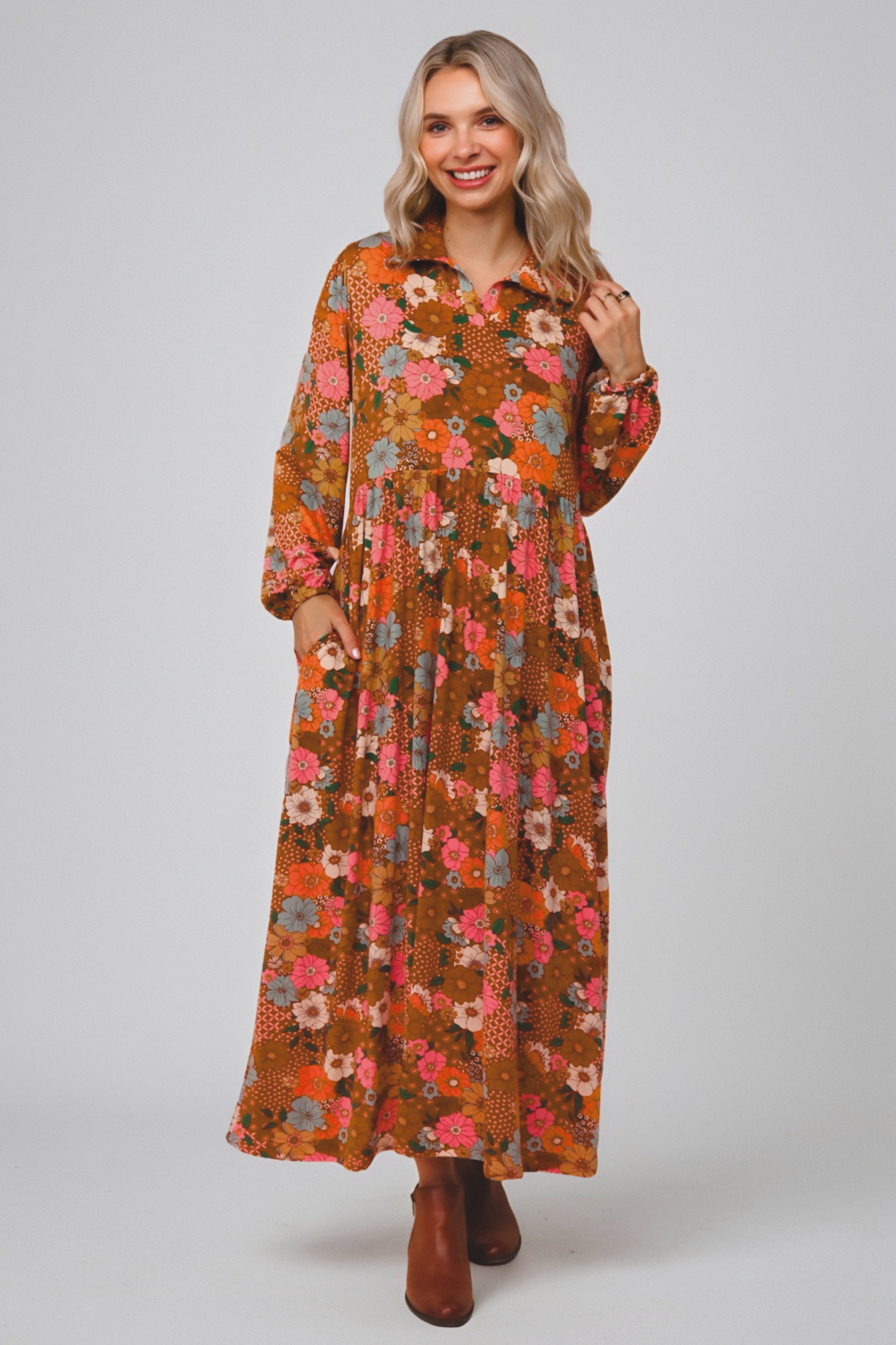 Groovy Garden Maxi Dress