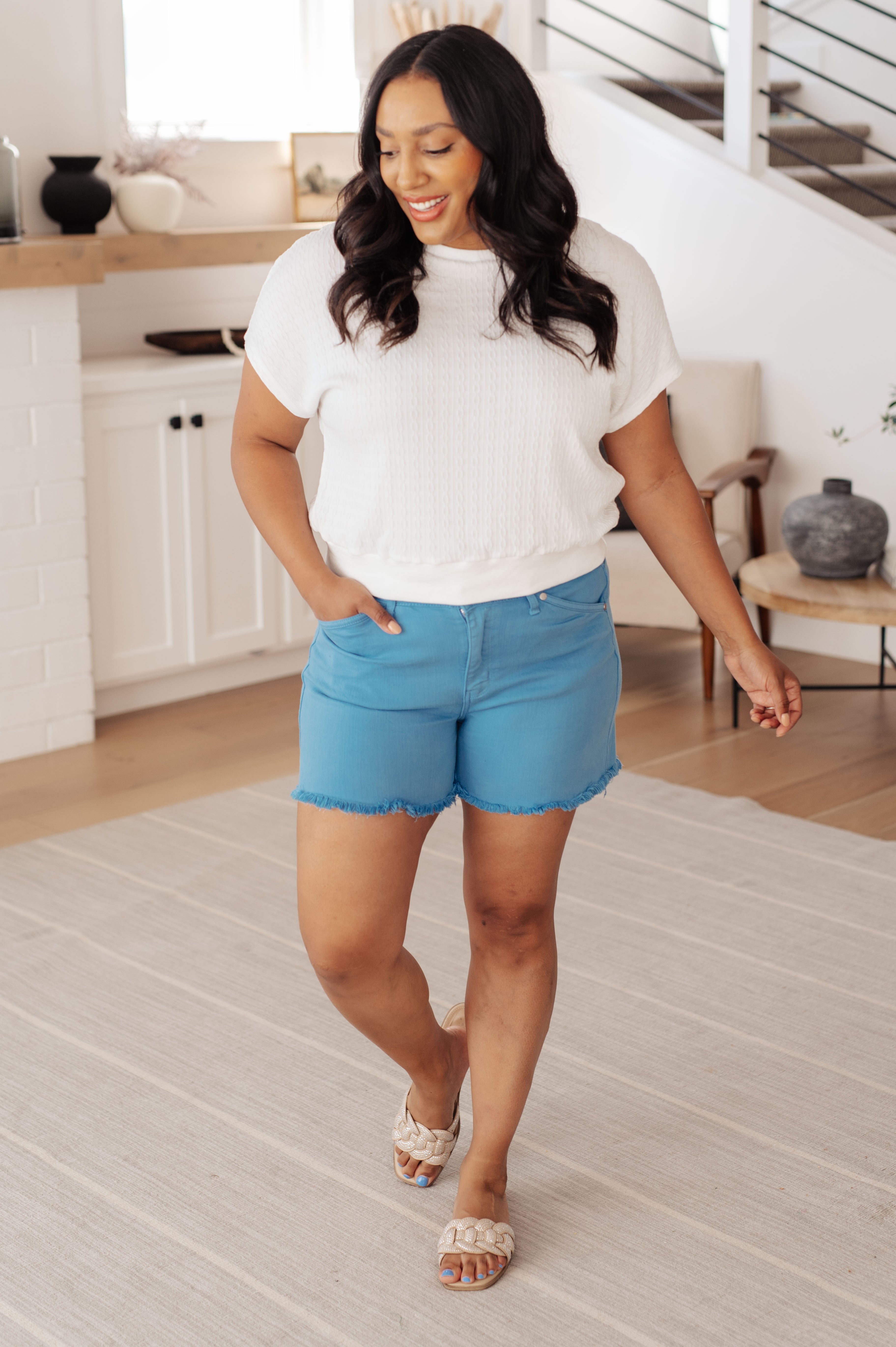 Clearly Classic Short Sleeve Top • White