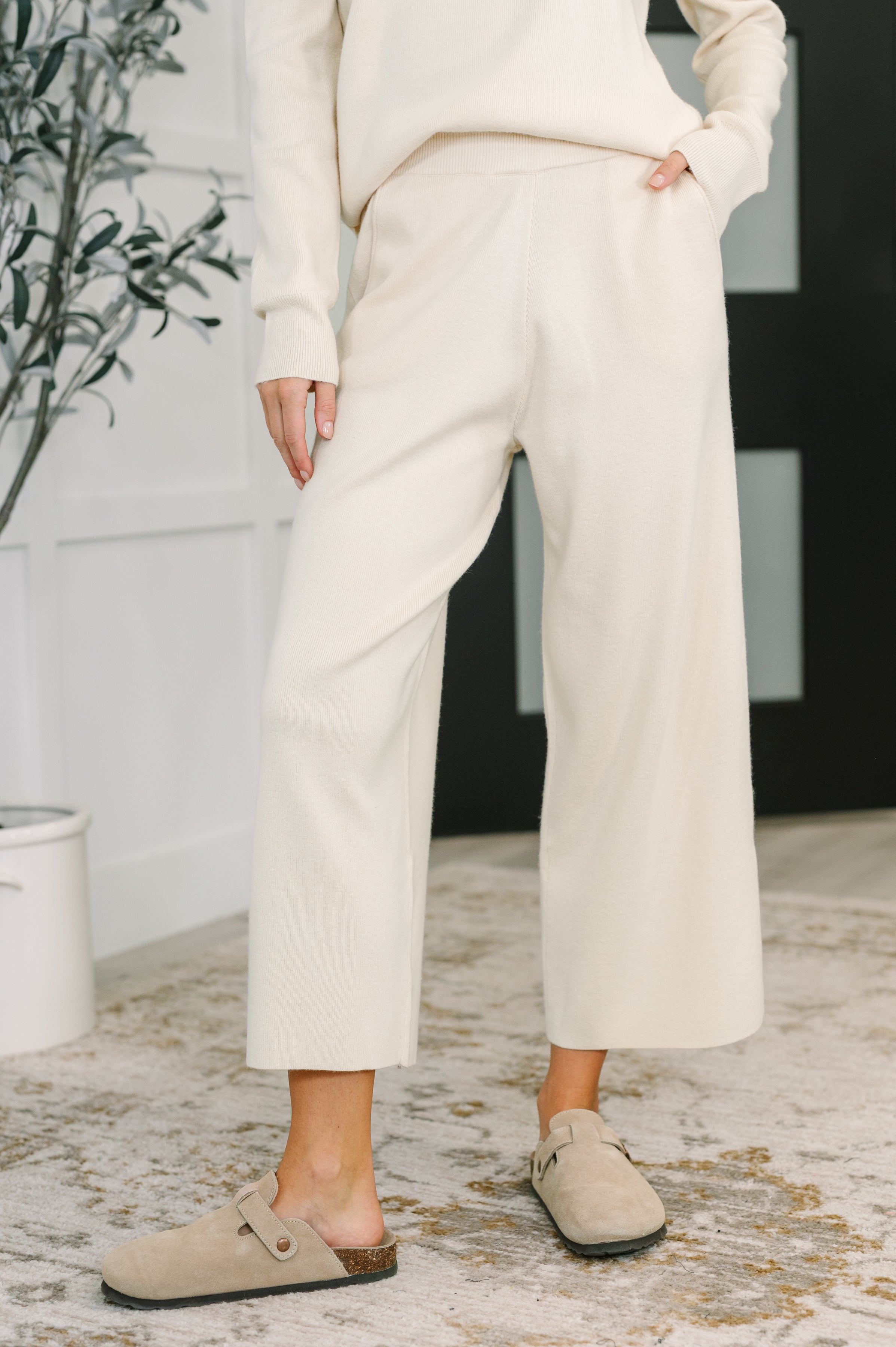 Clove Culotte Pants • Oatmeal