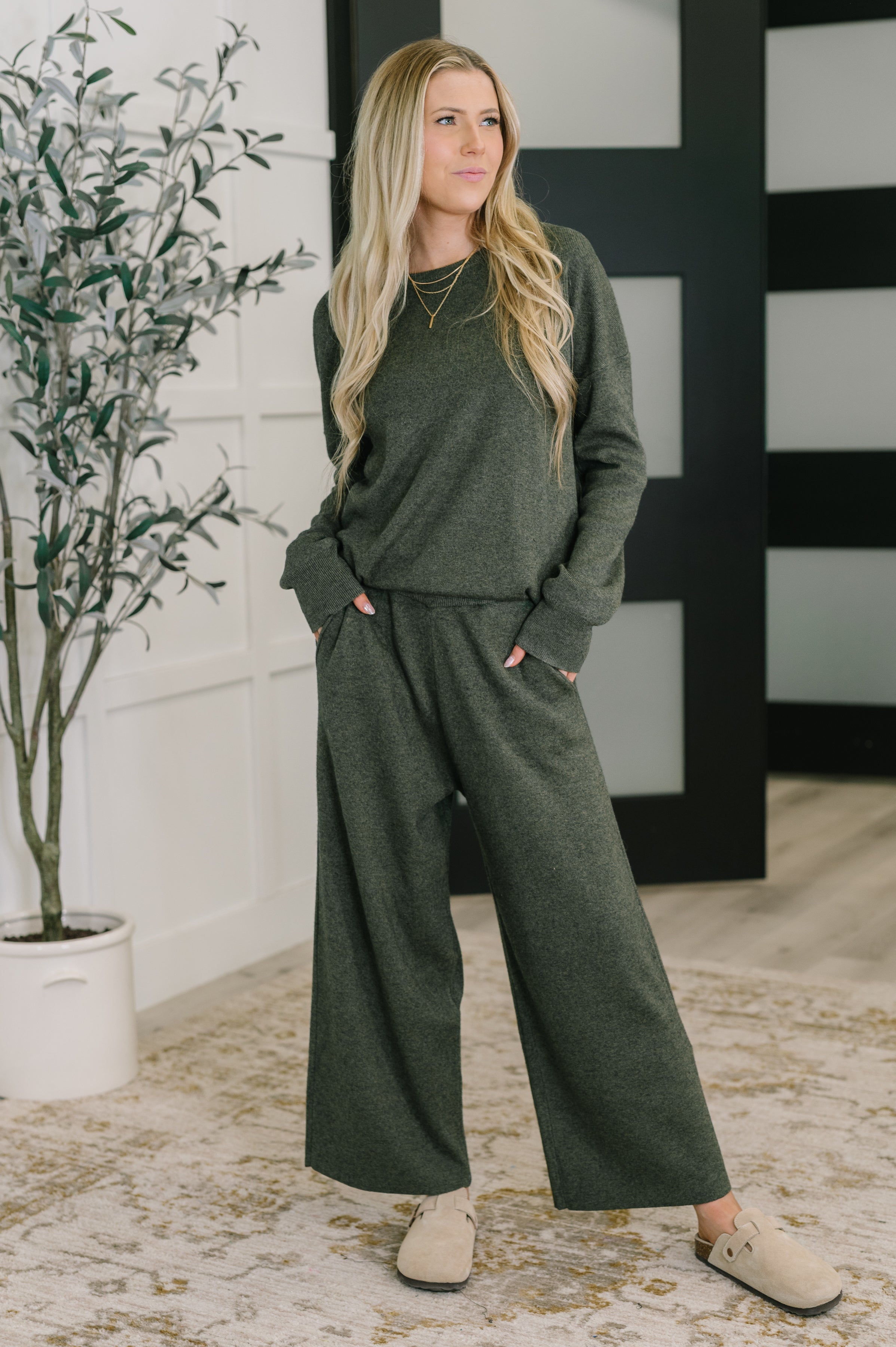 Clove Sweater • Moss